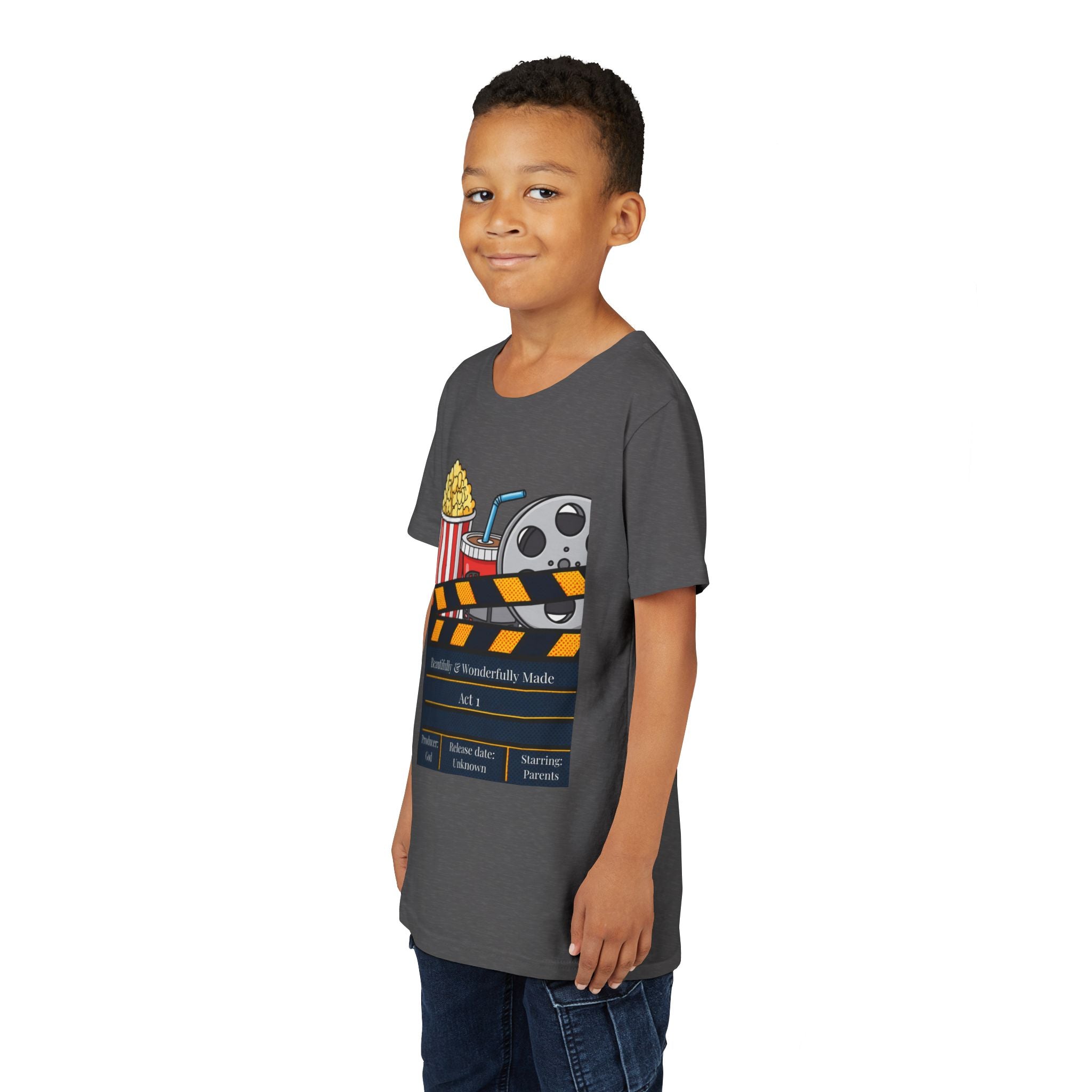 'Beautifully & Wonderfully Made'  — Kids Movie Night Tee