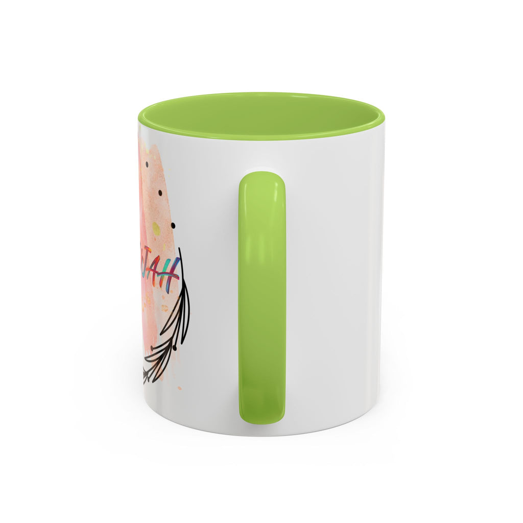 'Hallelujah'  —  Watercolor Accent Coffee Mug (11/15oz)