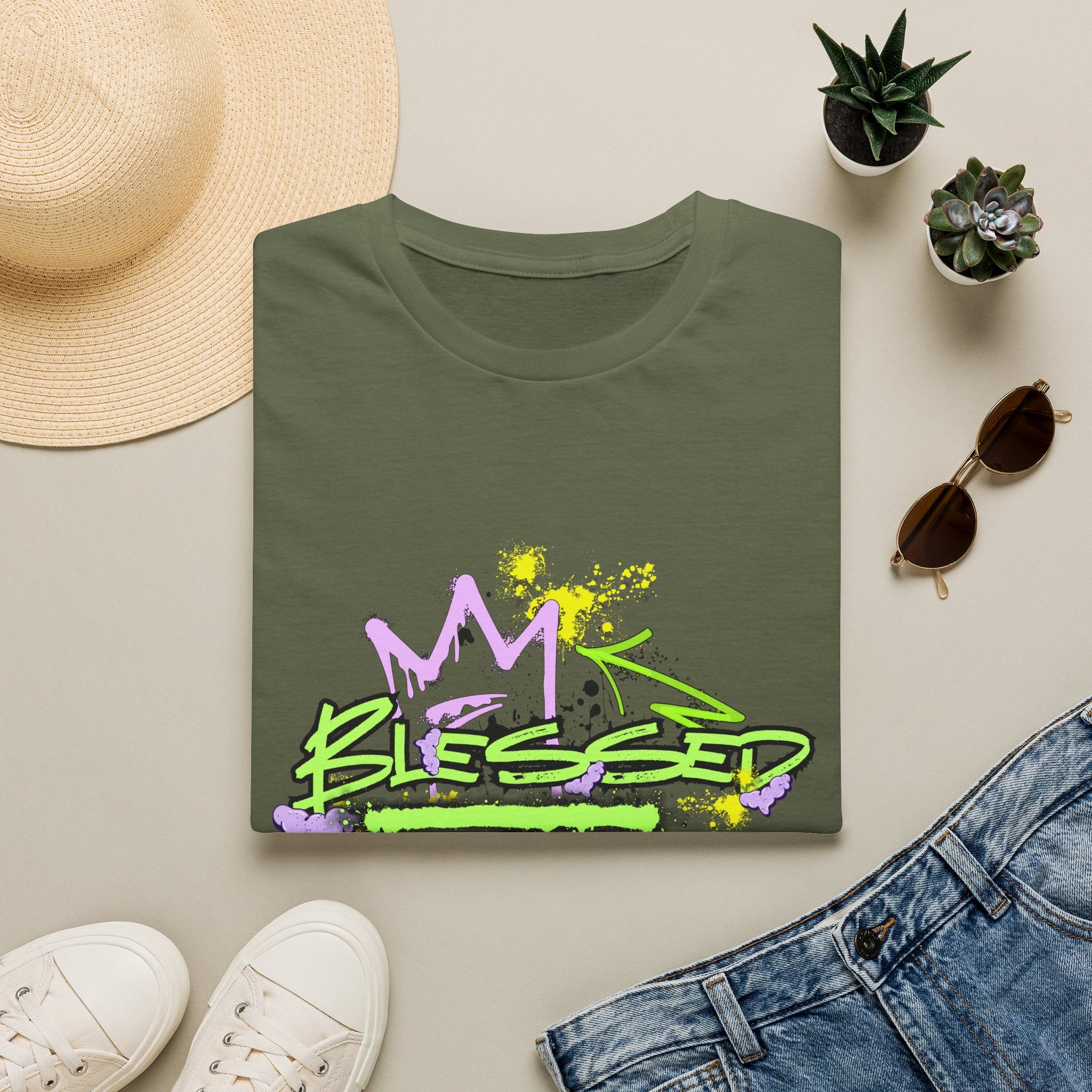 'Blessed' Graffiti — T-Shirt