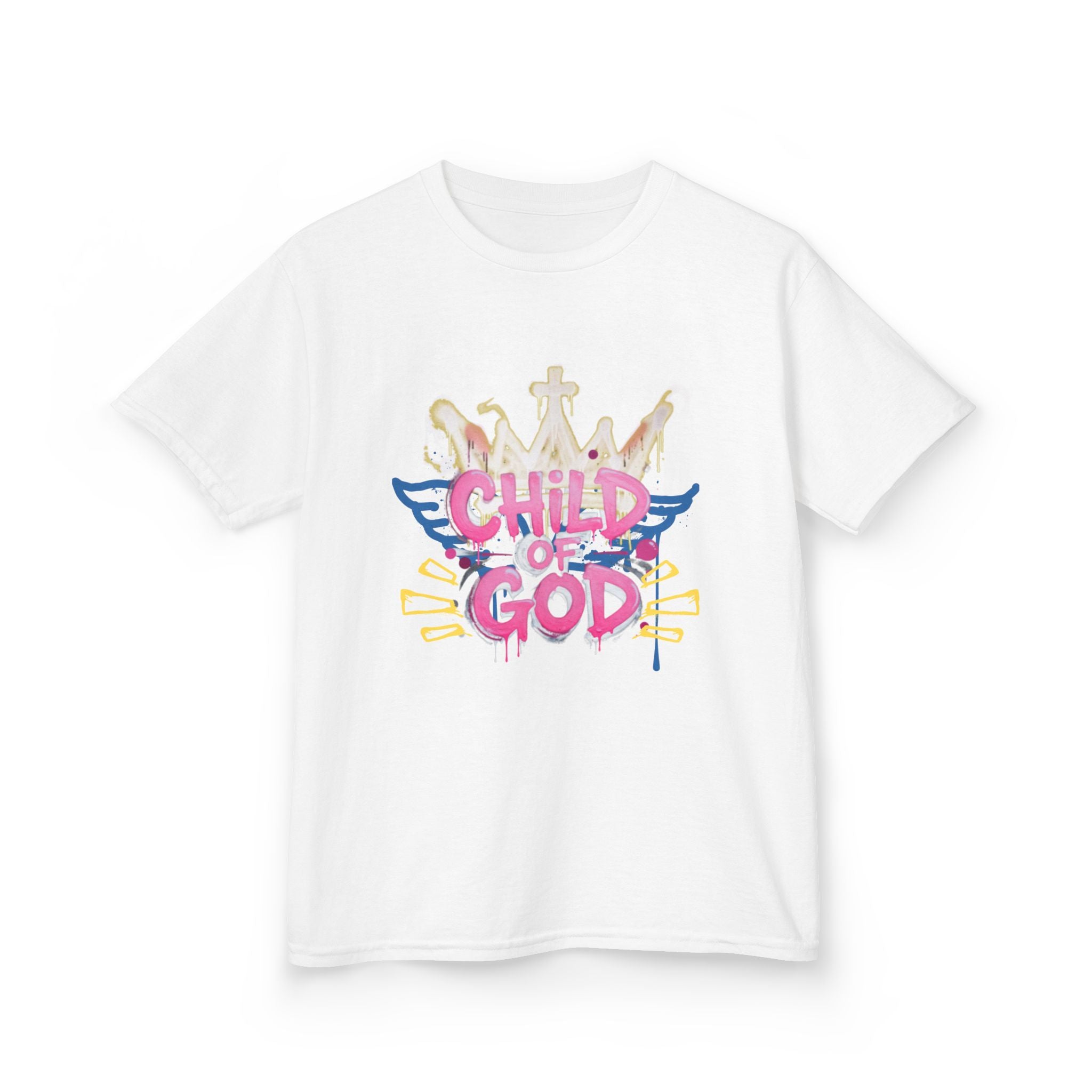'Child of God' — Angel Wings Graphic Kids Tee