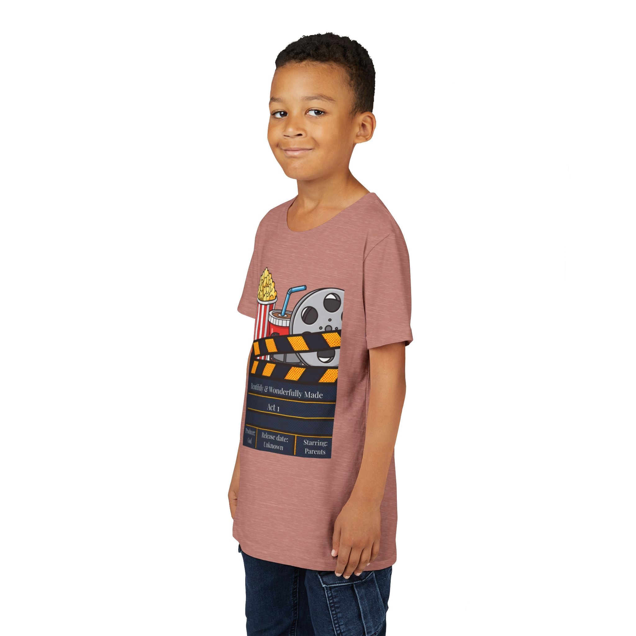 'Beautifully & Wonderfully Made'  — Kids Movie Night Tee
