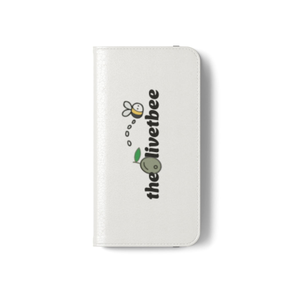 Flip Case Phone Wallet — 'theOlivetbee' Folio with Card Slots
