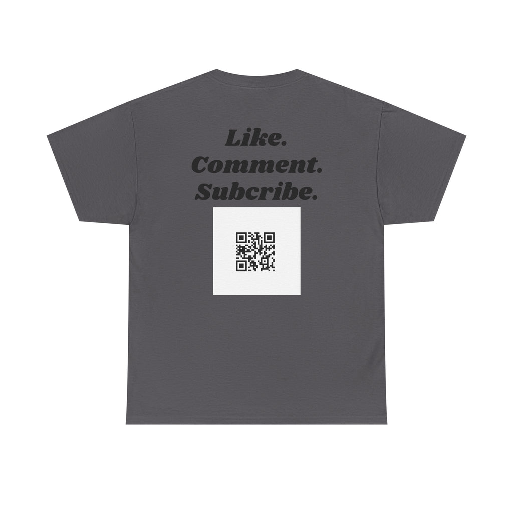 "theOlivetbee" Graphic Tee "Like. Comment. Subscribe."