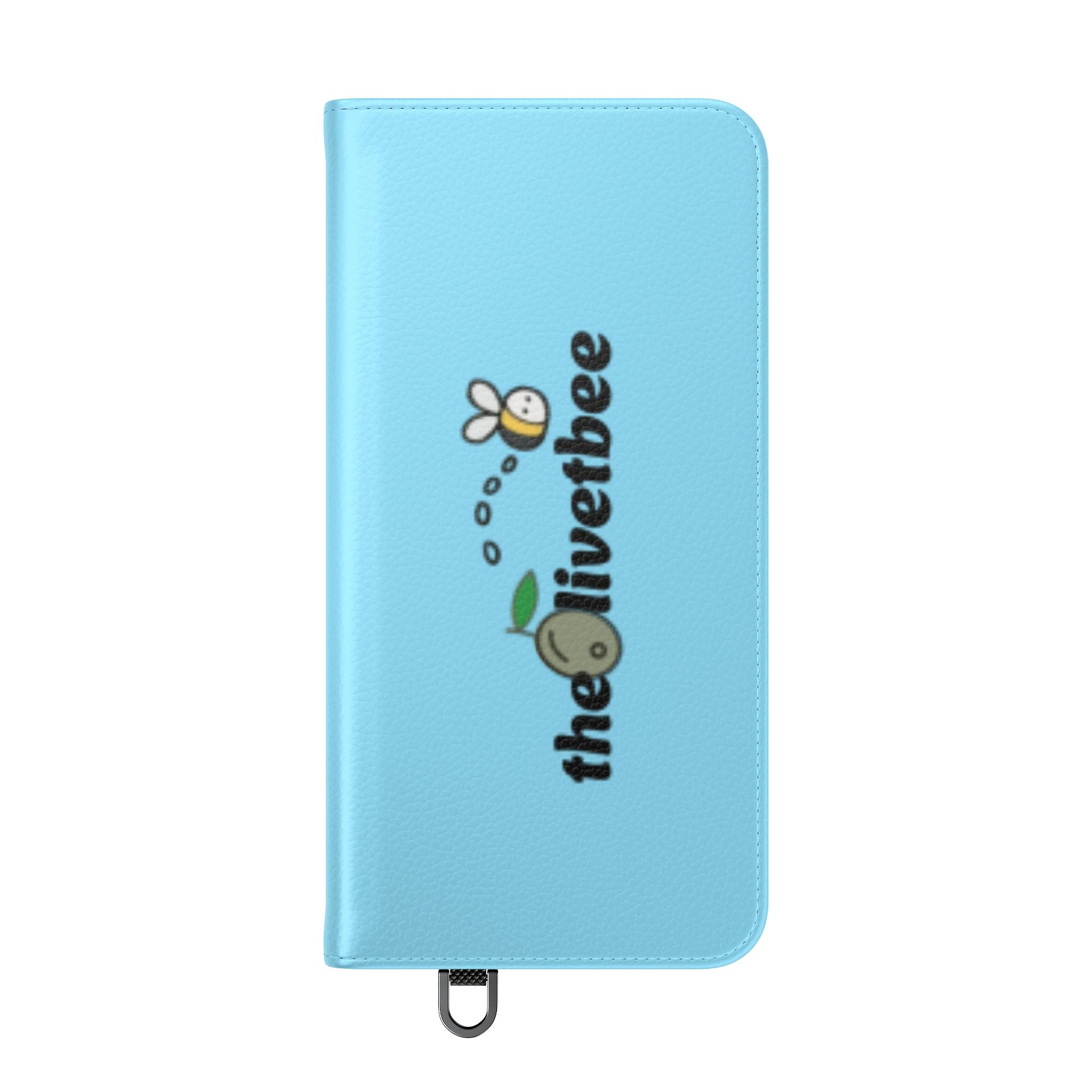 Blue 'theOlivetbee' Flip Phone Case