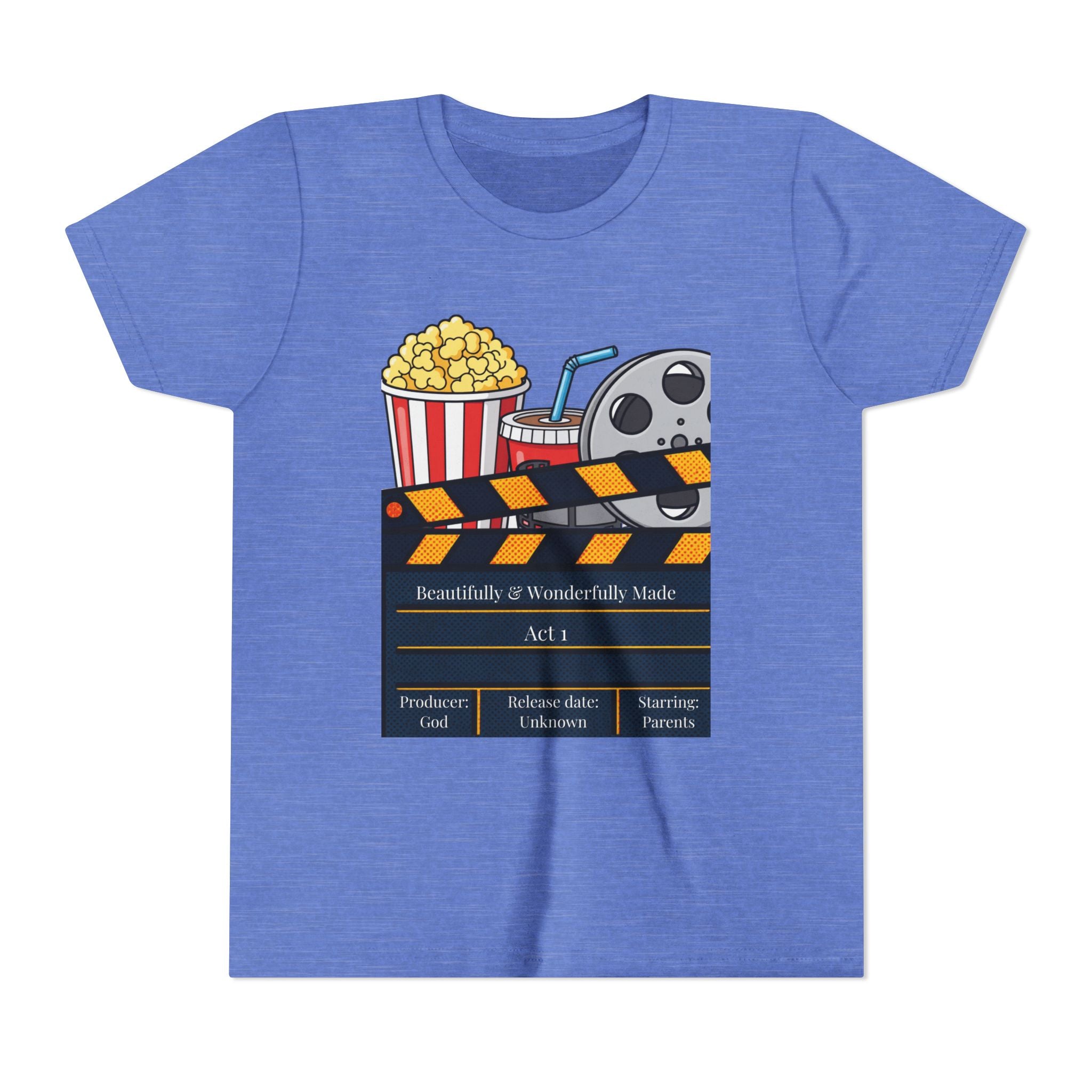 'Beautifully & Wonderfully Made'  — Kids Movie Night Tee