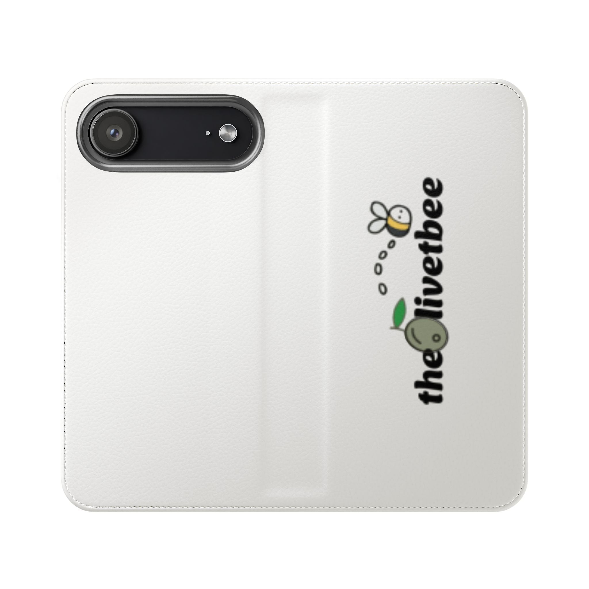 Flip Case Phone Wallet — 'theOlivetbee' Folio with Card Slots