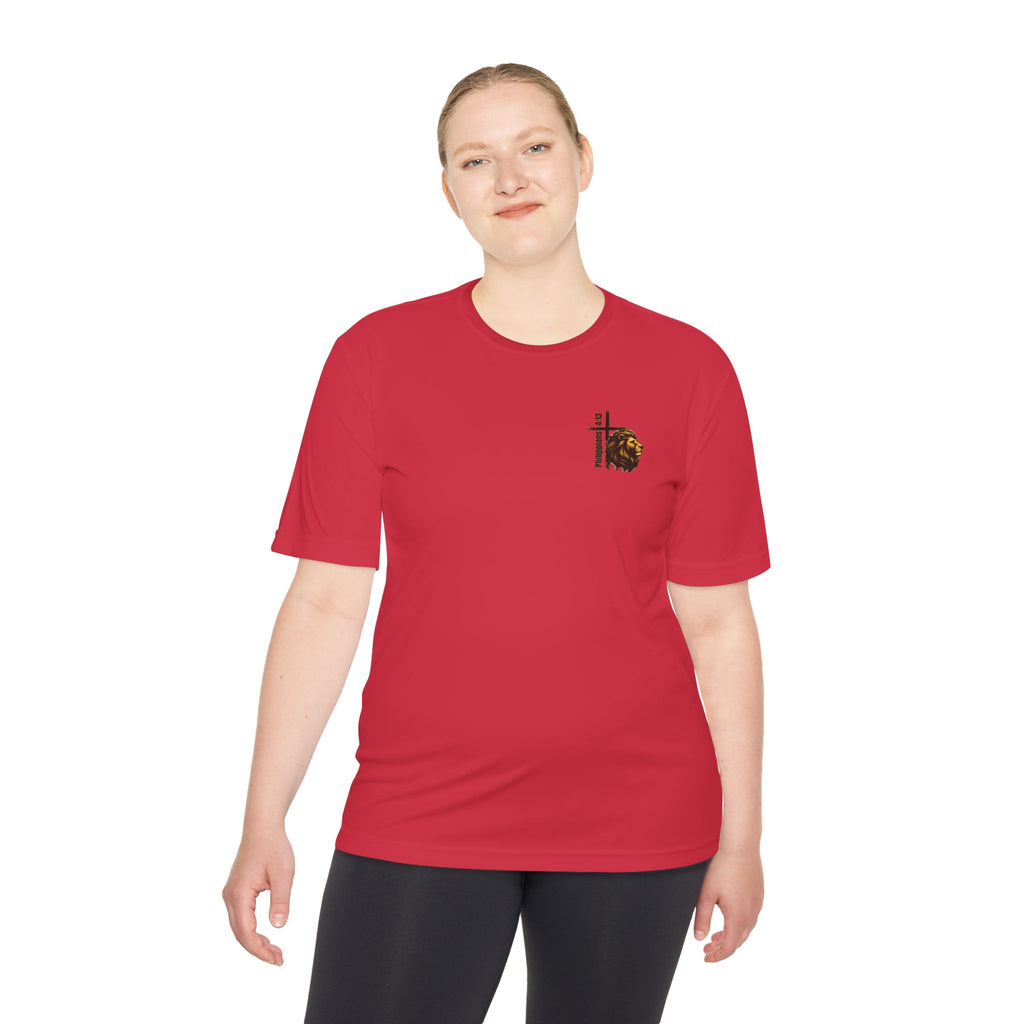 Philippians 4:13— Moisture-Wicking T-Shirt