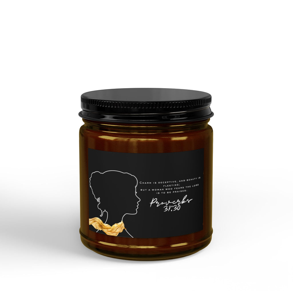 Proverbs 31:30: Gold Scarf— Soy Candle (4oz & 9oz)