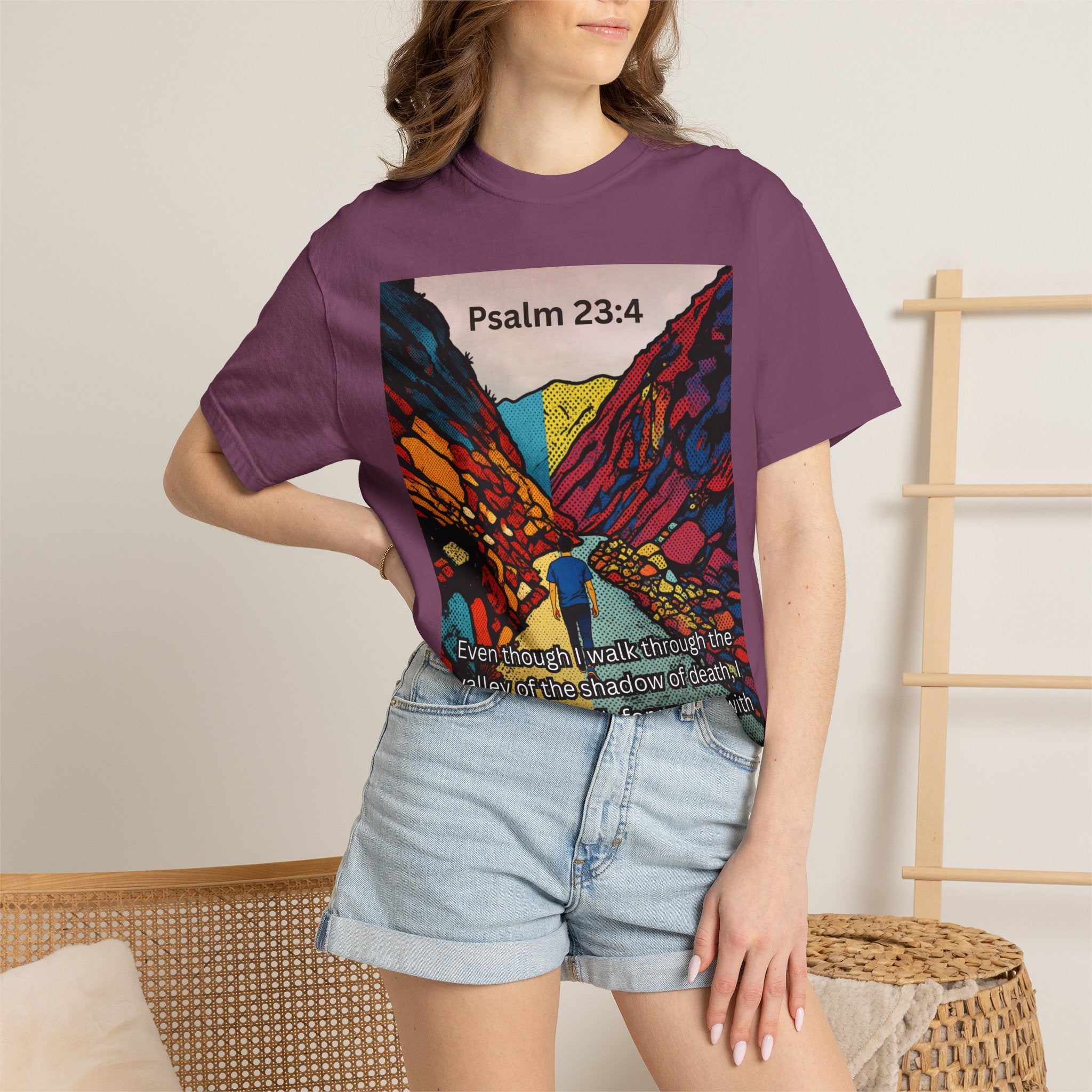 Psalm 23:4 — Valley Tee