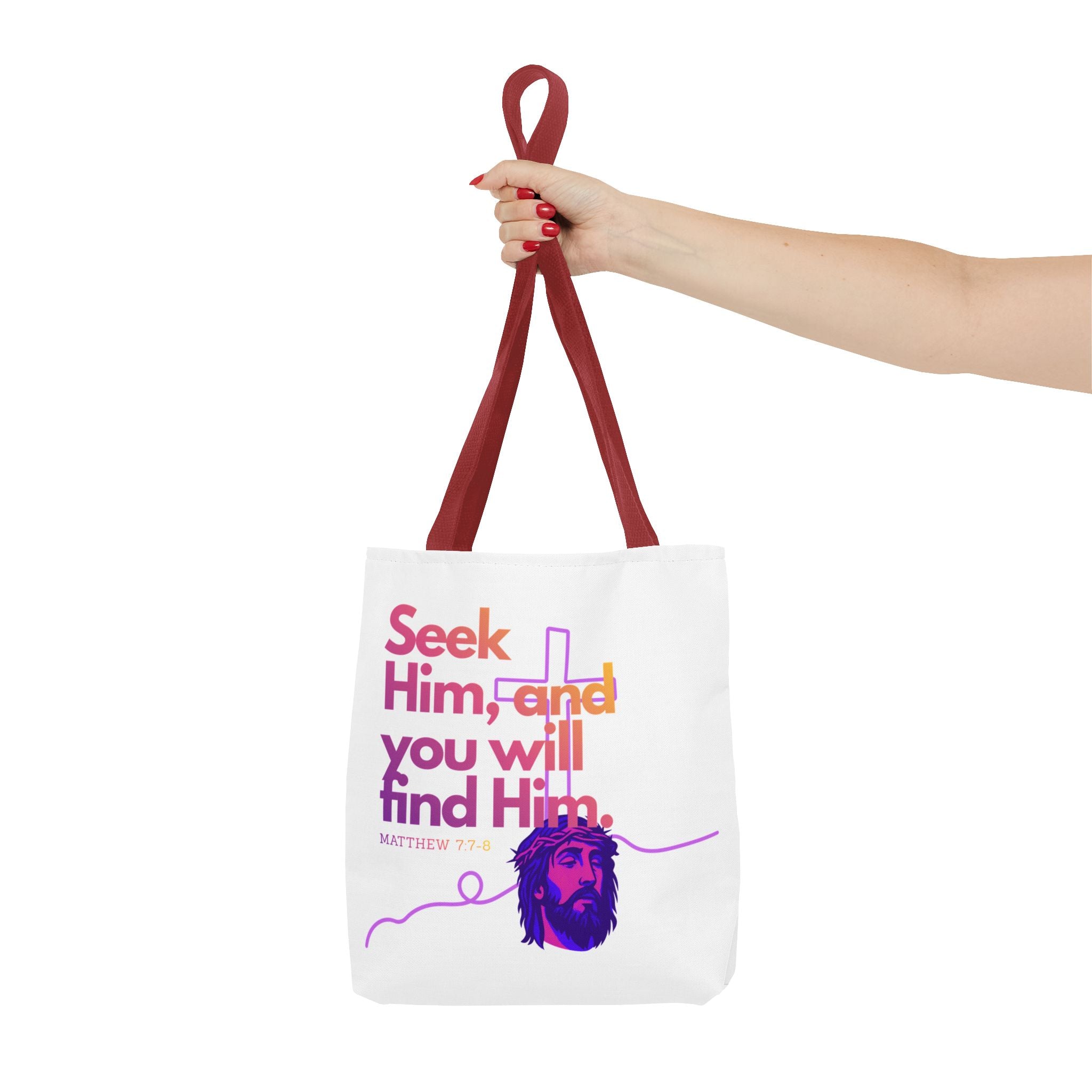 "Seek Him" Tote Bag