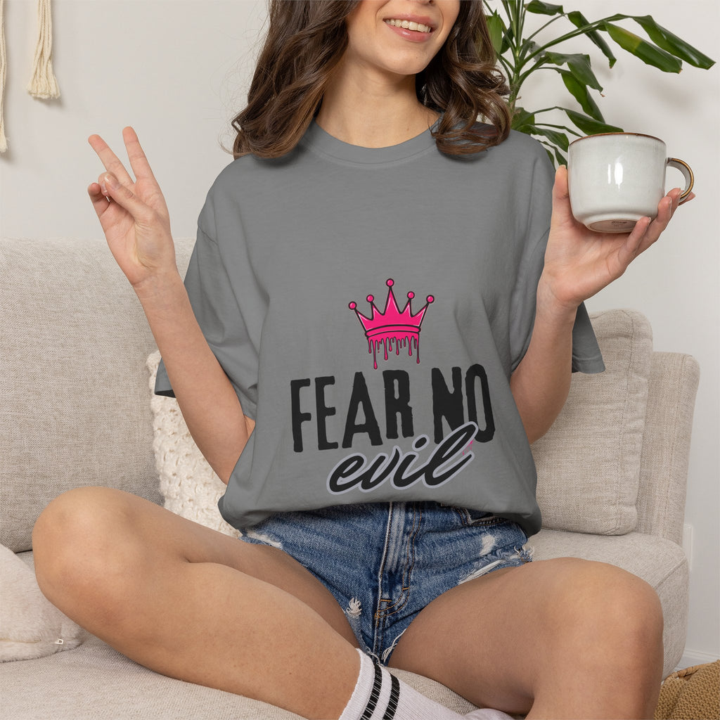 'Fear No Evil' Crown Pink