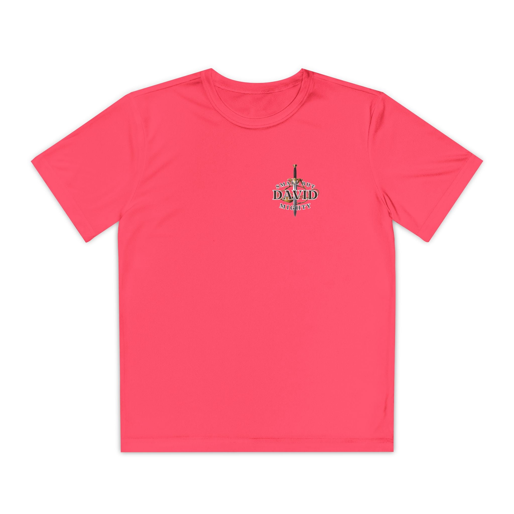 1 Timothy 4:12: 'Small But Mighty' Stones Youth Competitor Tee