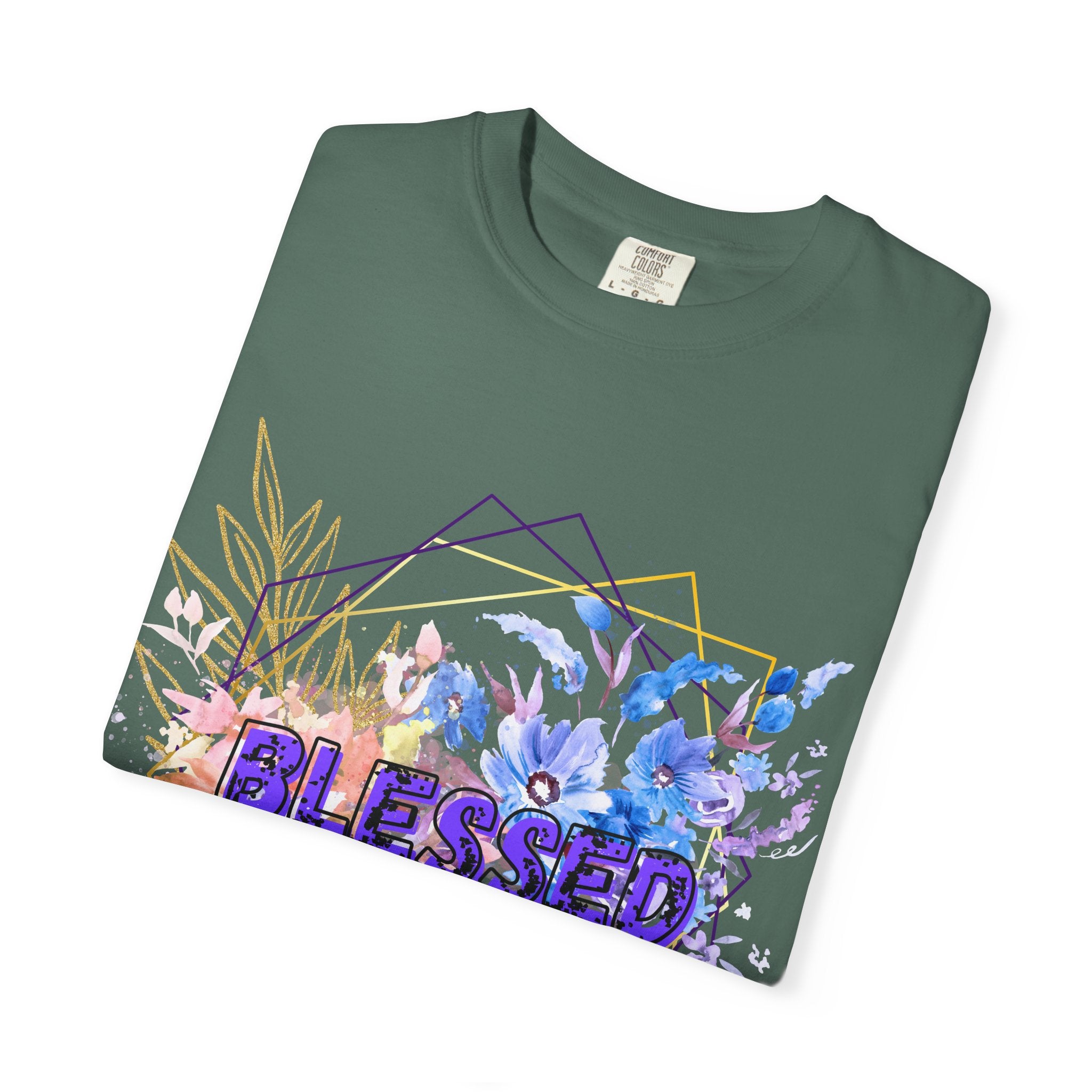 'Blessed'  — Floral T-Shirt