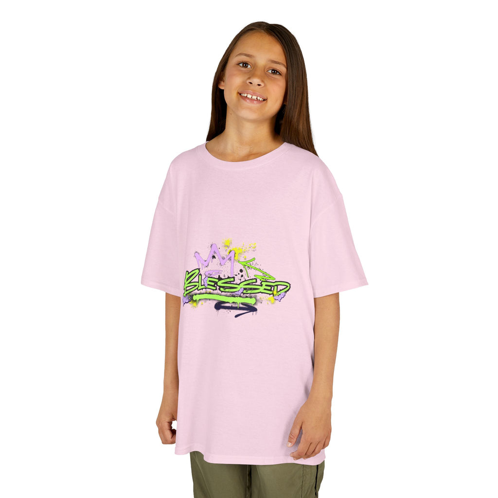 'Blessed' Graffiti - Kids Tee