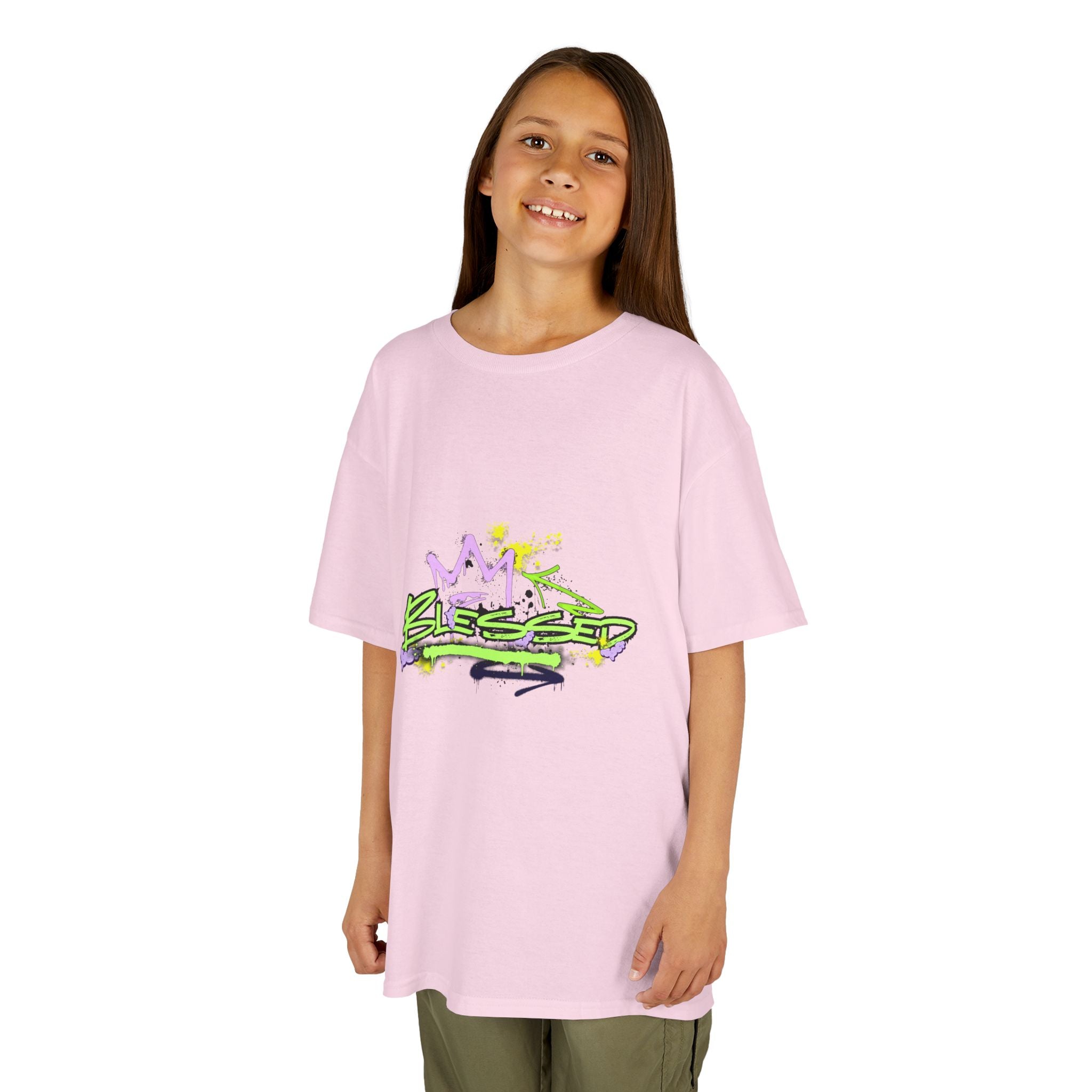 'Blessed' Graffiti - Kids Tee