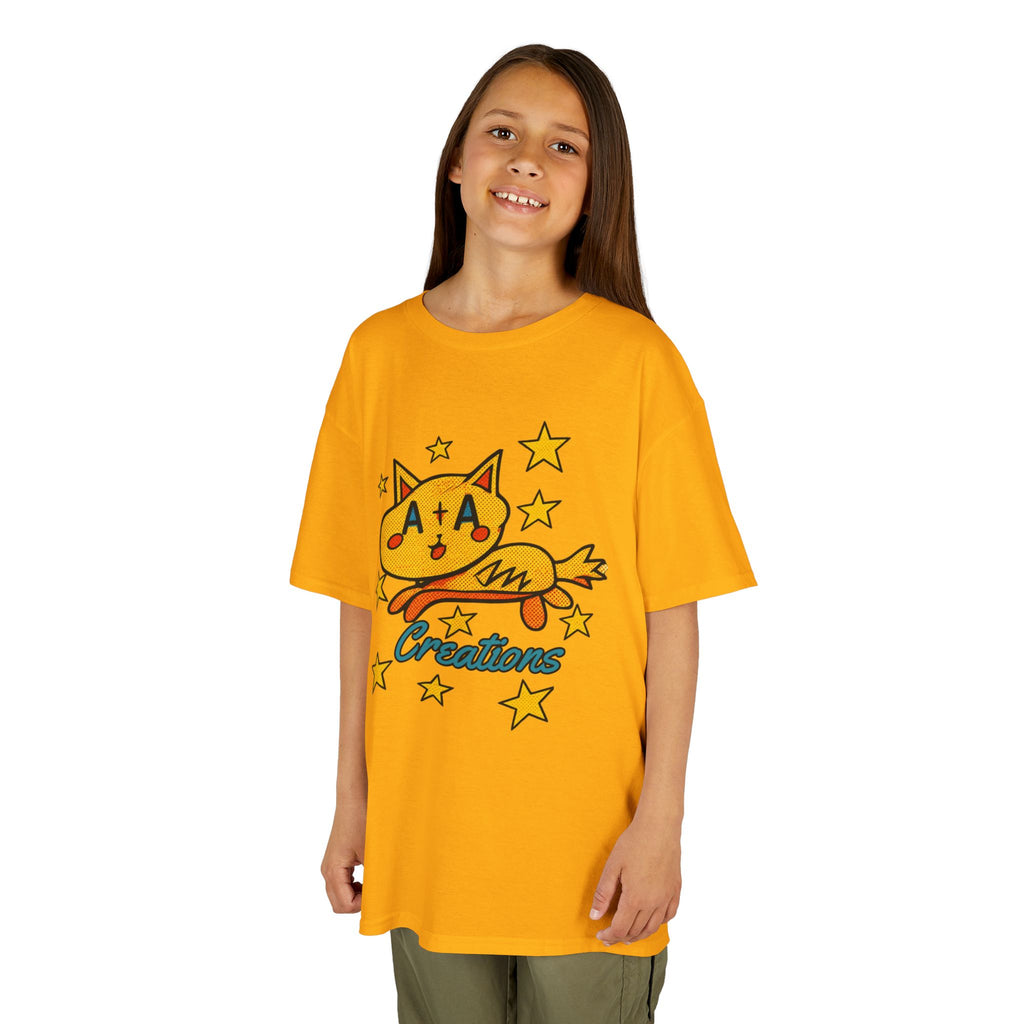 'A+A Creations' Star Gaze Kitty -  Kids Tee