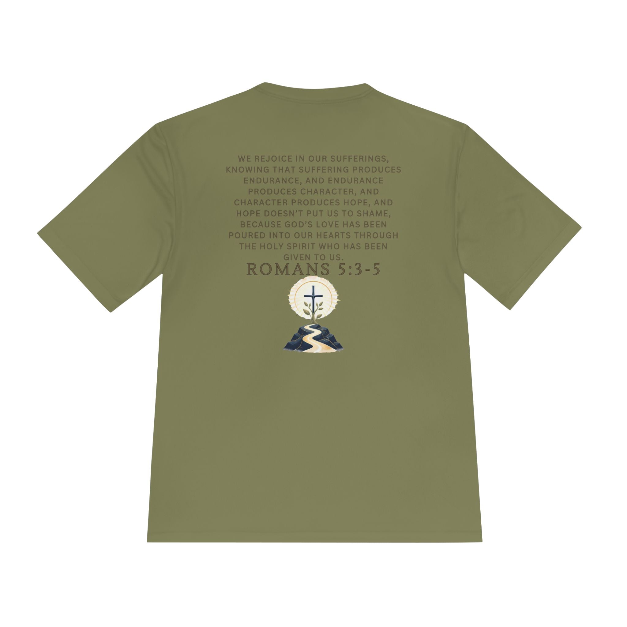 Romans 5:3-5 Christian workout T-Shirt
