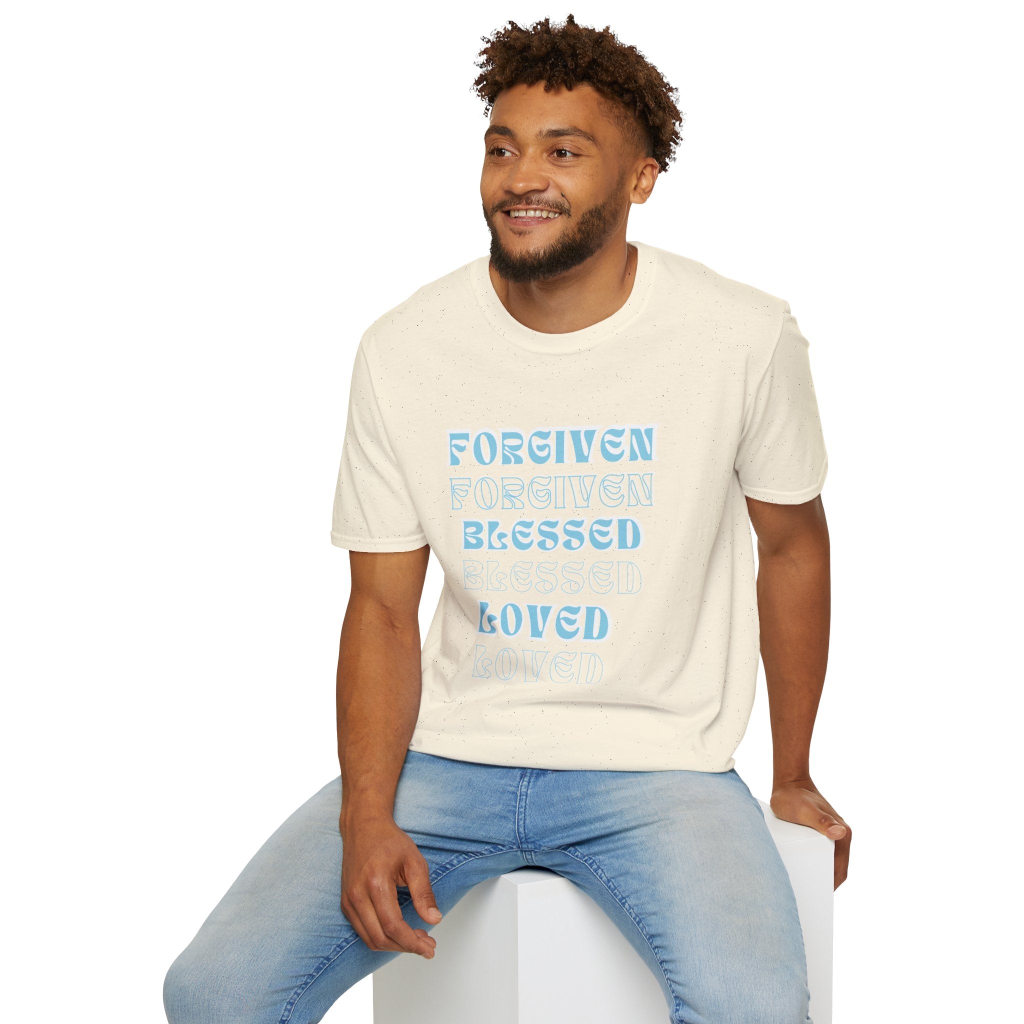 Forgiven, Blessed, Loved — Tee