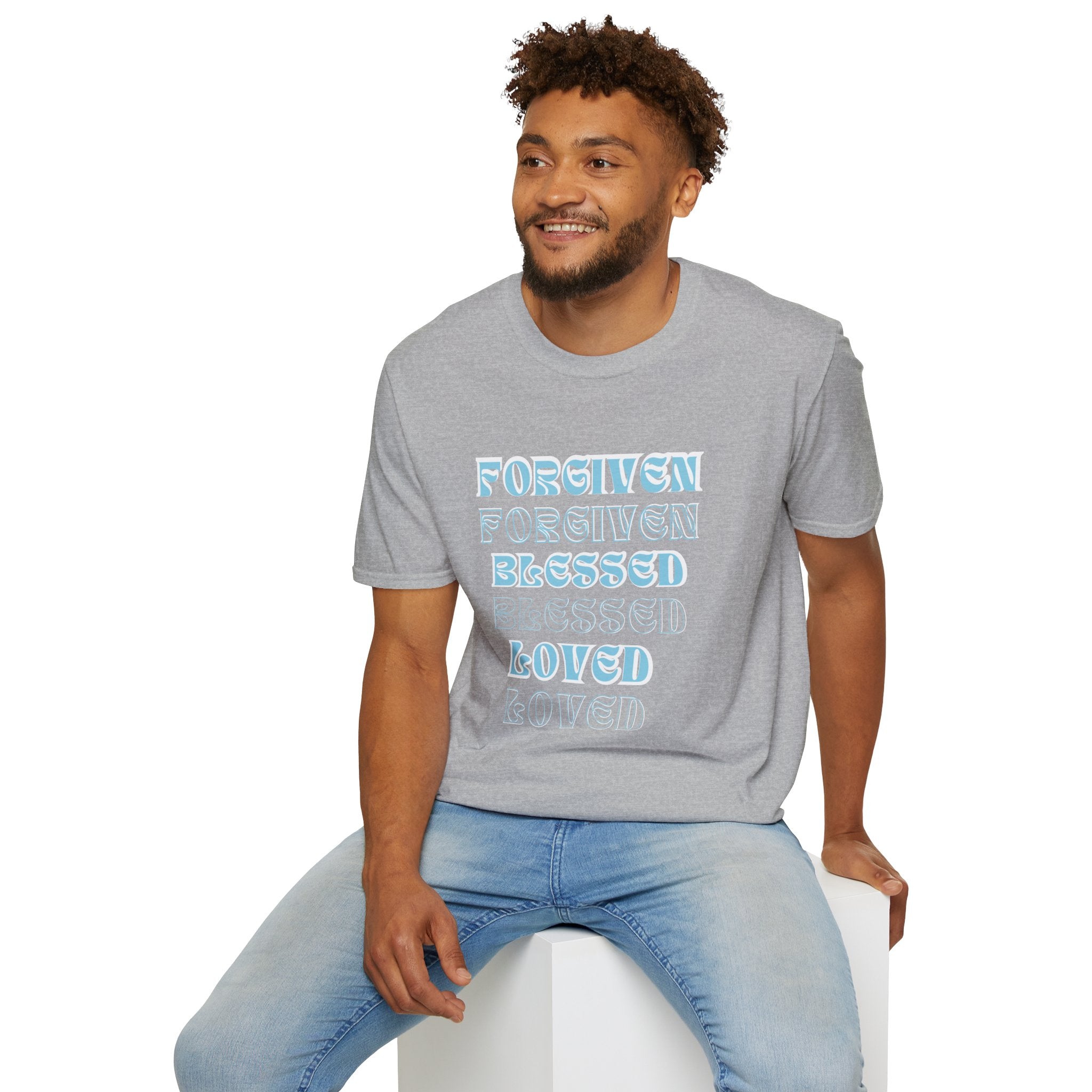 Forgiven, Blessed, Loved — Tee