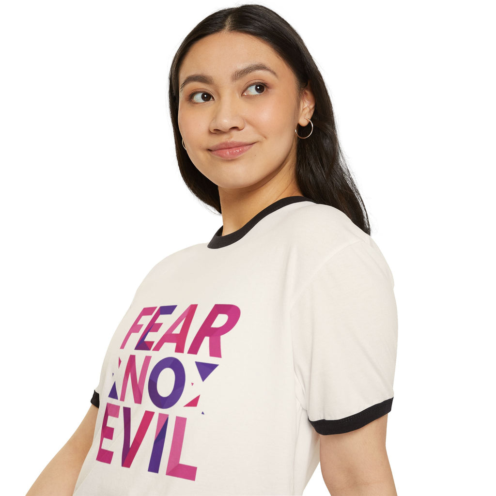'Fear No Evil Ringer' T-Shirt
