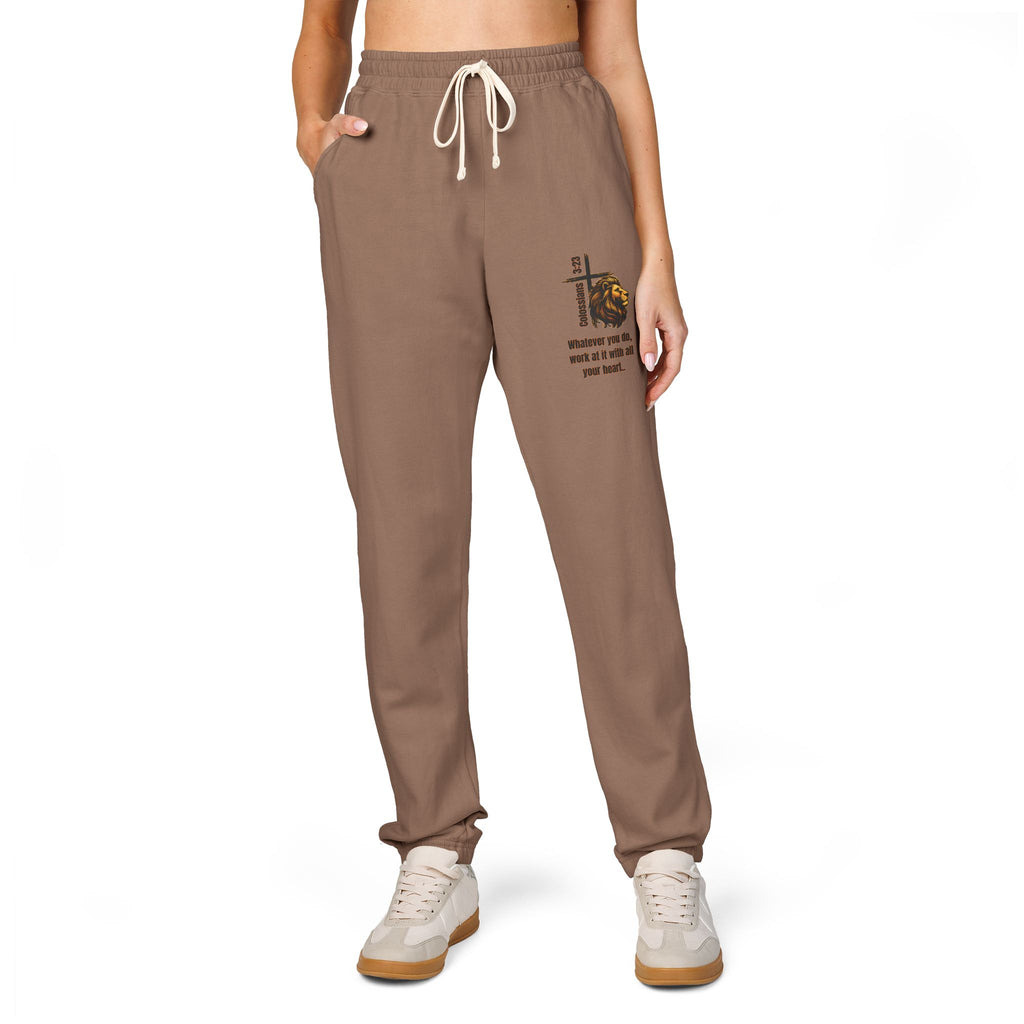 Colossians 3:23: Fleece Joggers