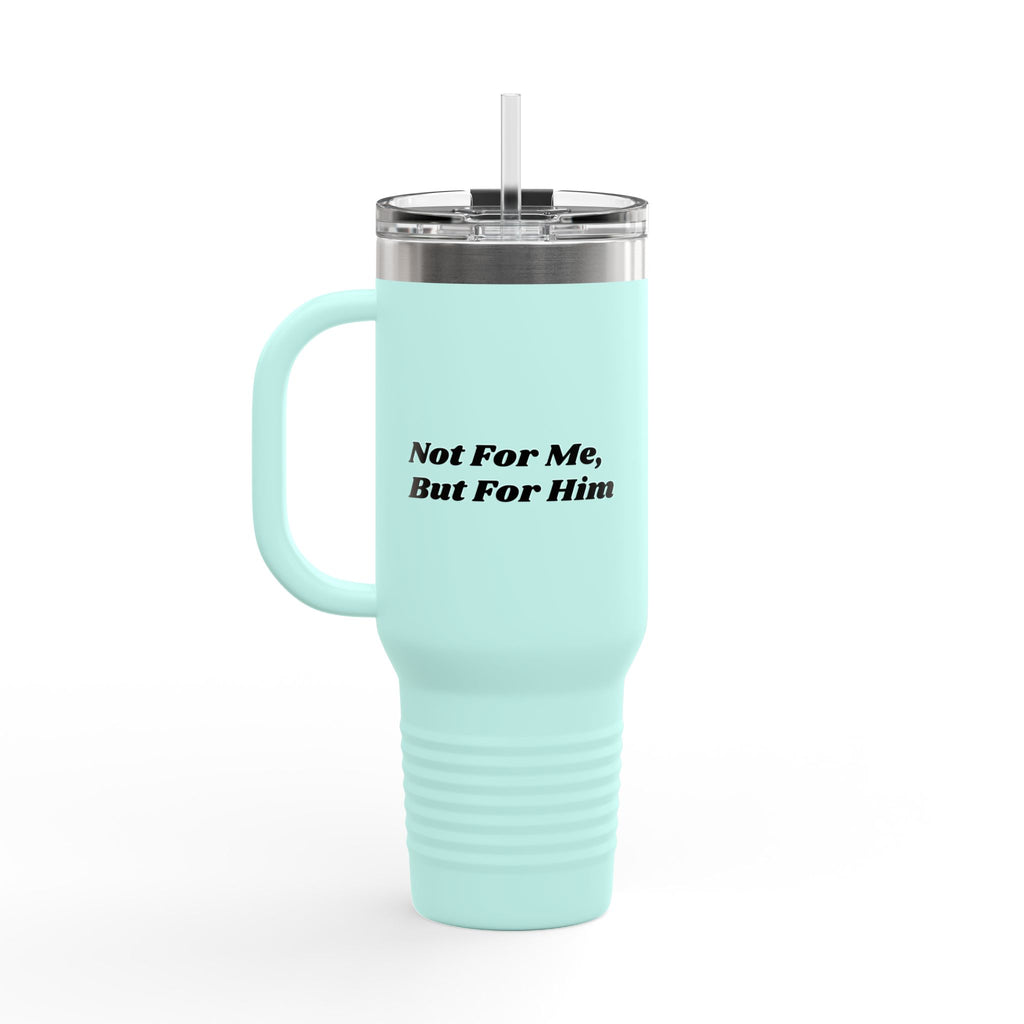 40oz Insulated Travel Mug — "theOlivetbee" Stainless Tumbler with Straw