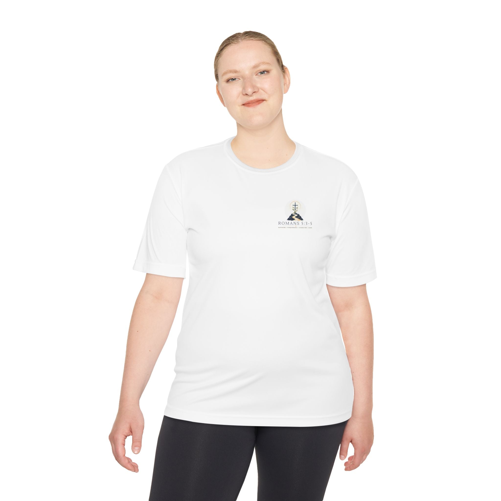 Romans 5:3-5 Christian workout T-Shirt