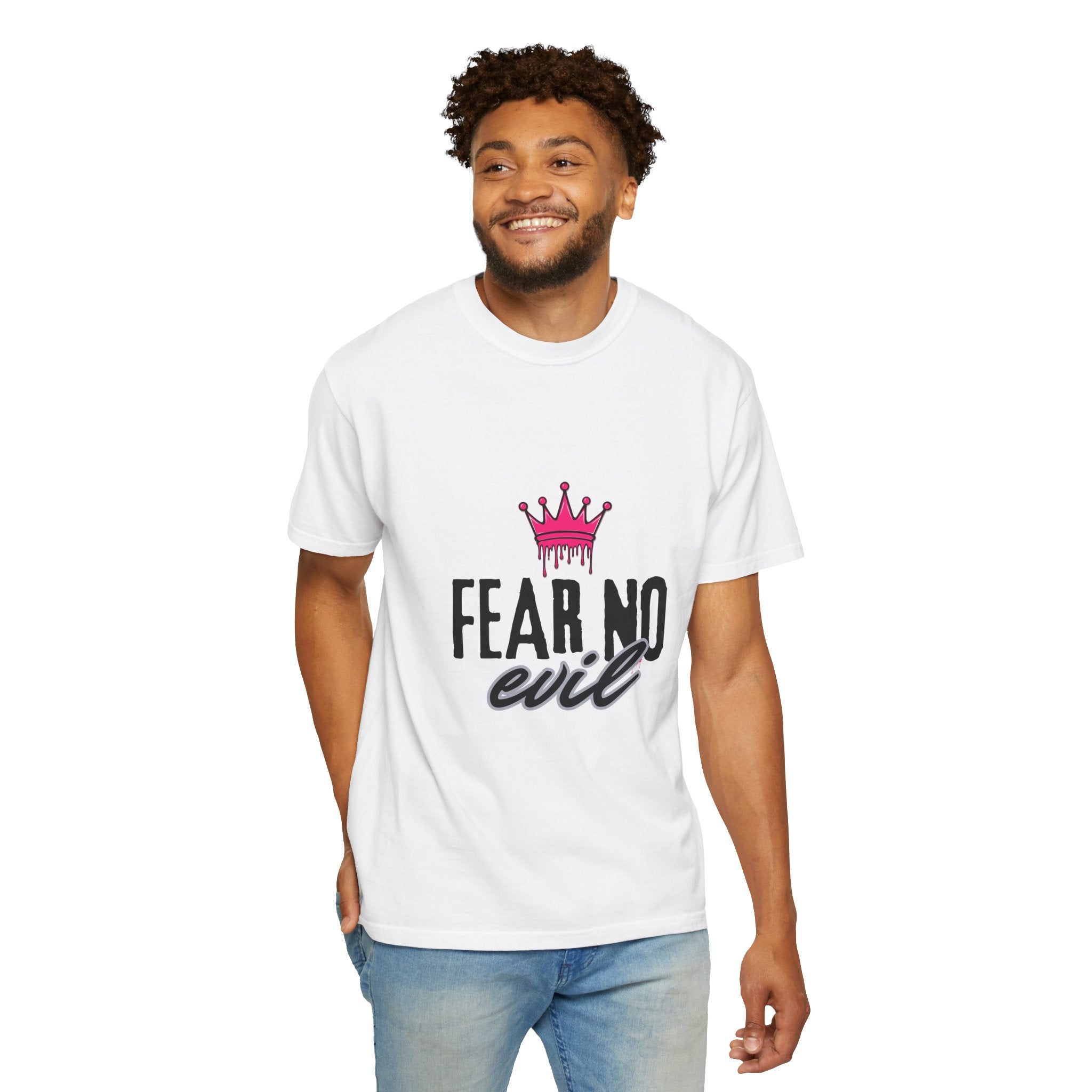'Fear No Evil' Crown Pink