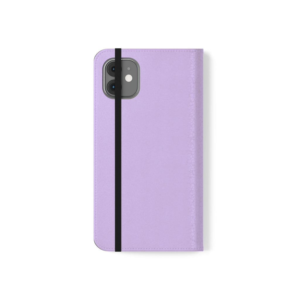 Lavender Flip Phone Case – “Tried, Tested, God’s Given Grace” Wallet Cover