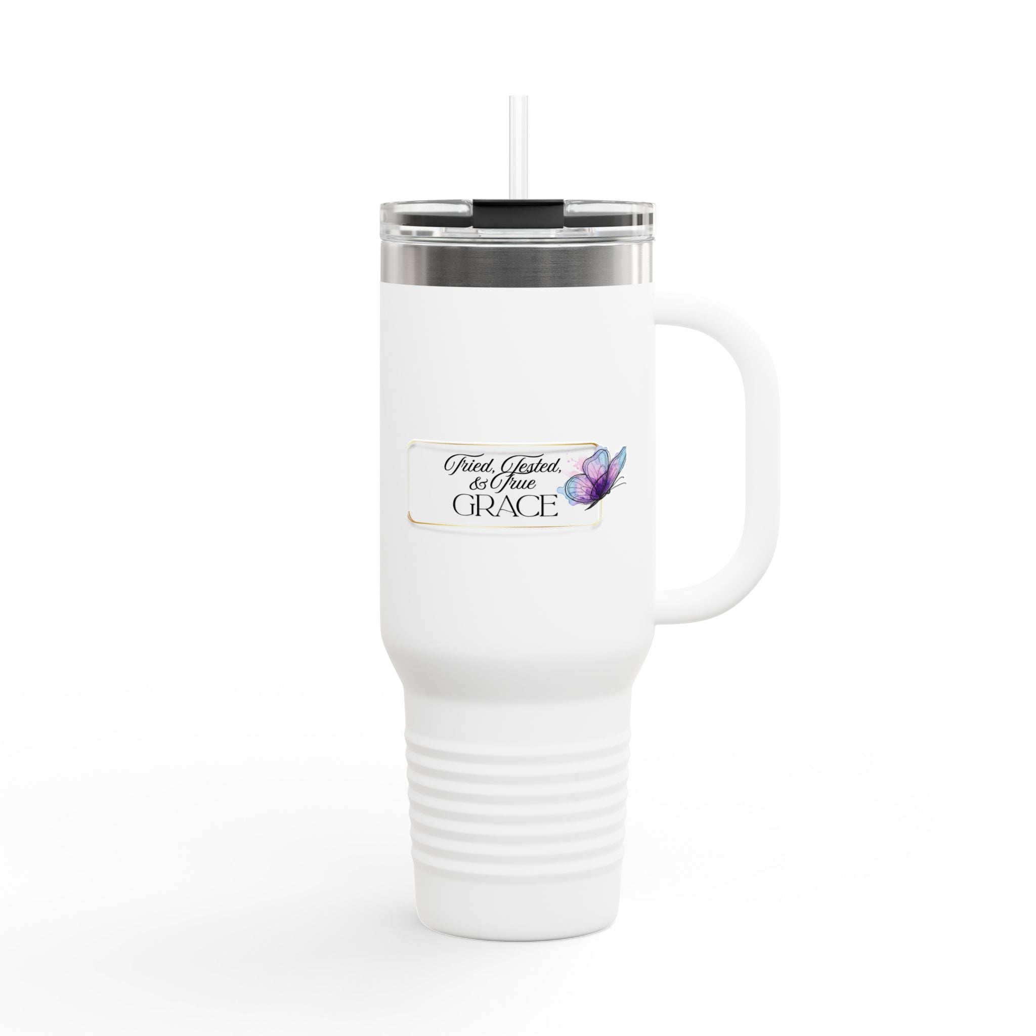 40oz Insulated Travel Mug — Tried, Tested, & True Grace