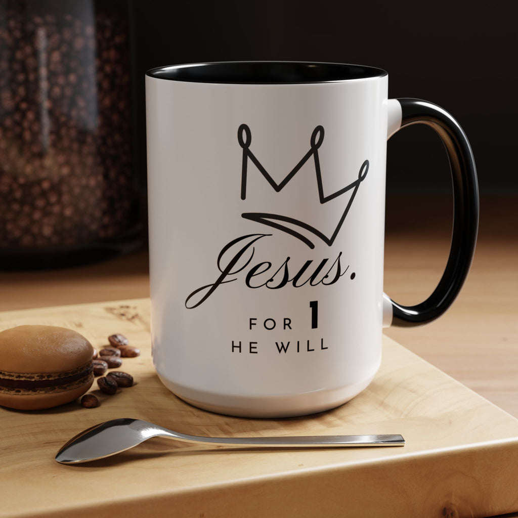 "He Leaves The 99 for 1" Jesus Christian mug