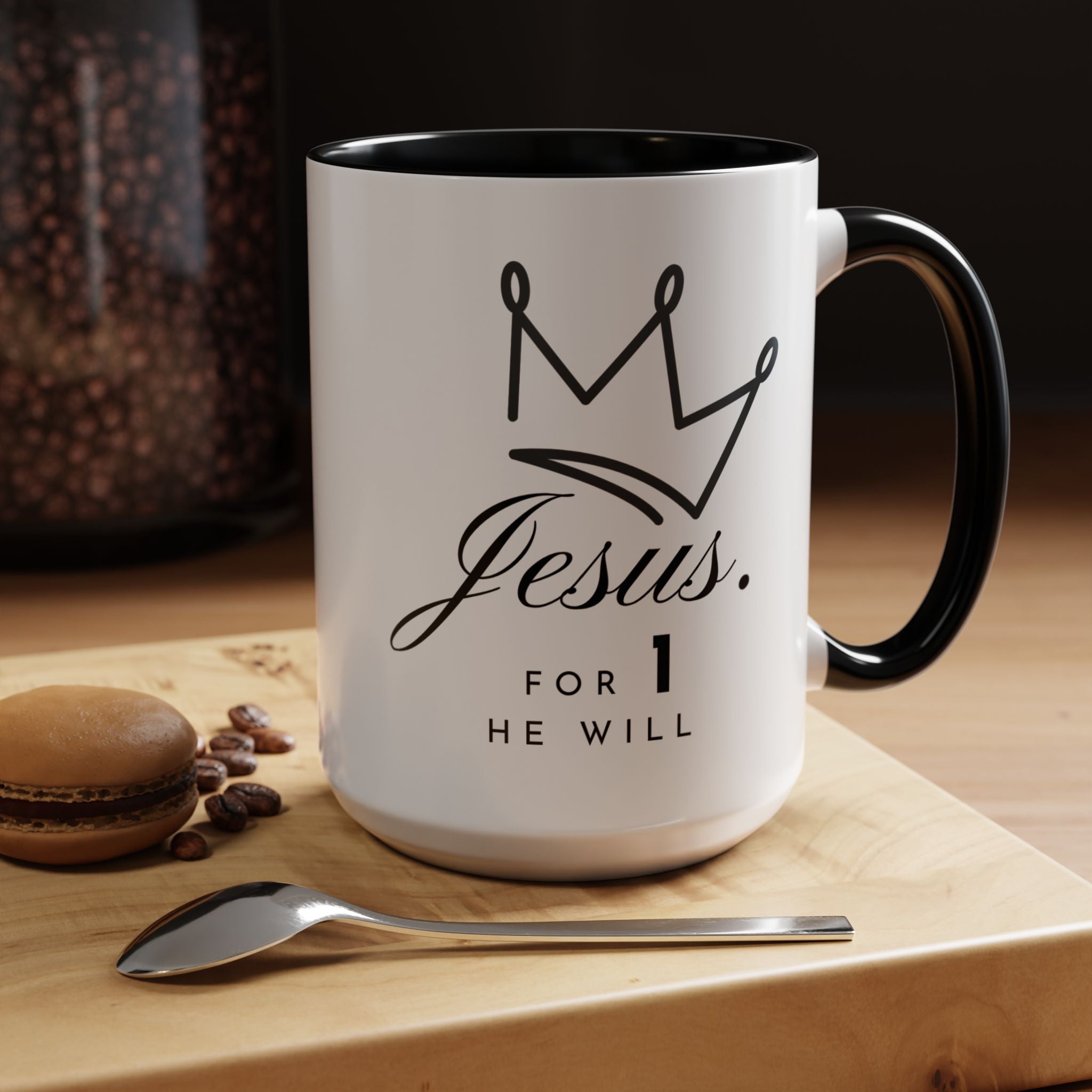"He Leaves The 99 for 1" Jesus Christian mug