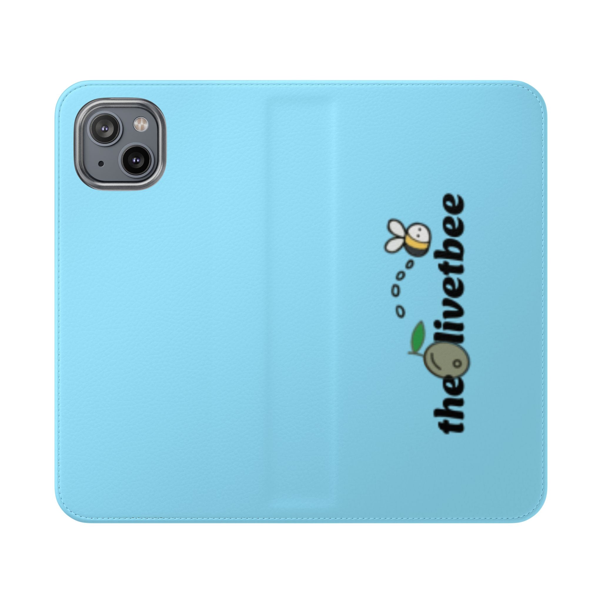 Blue 'theOlivetbee' Flip Phone Case