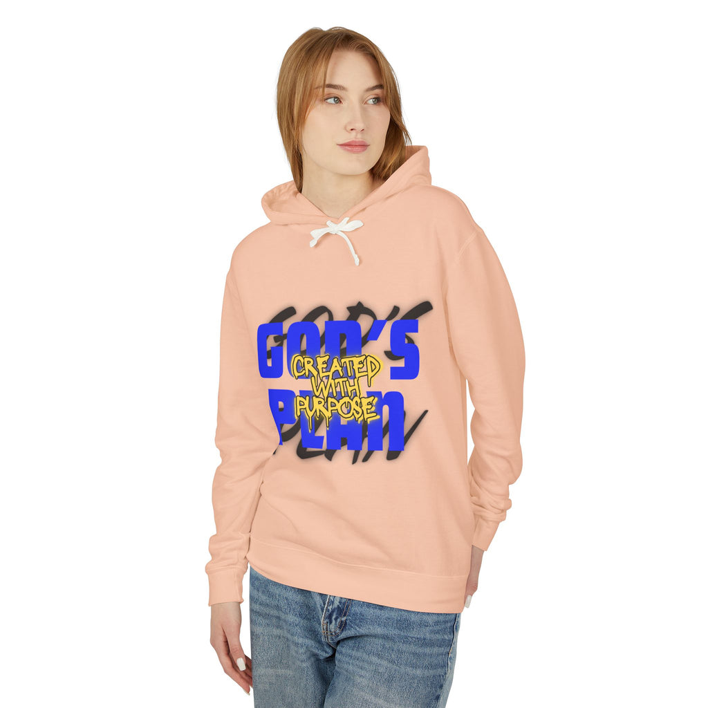"Created With Purpose" Lightweight Hooded Sweatshirt