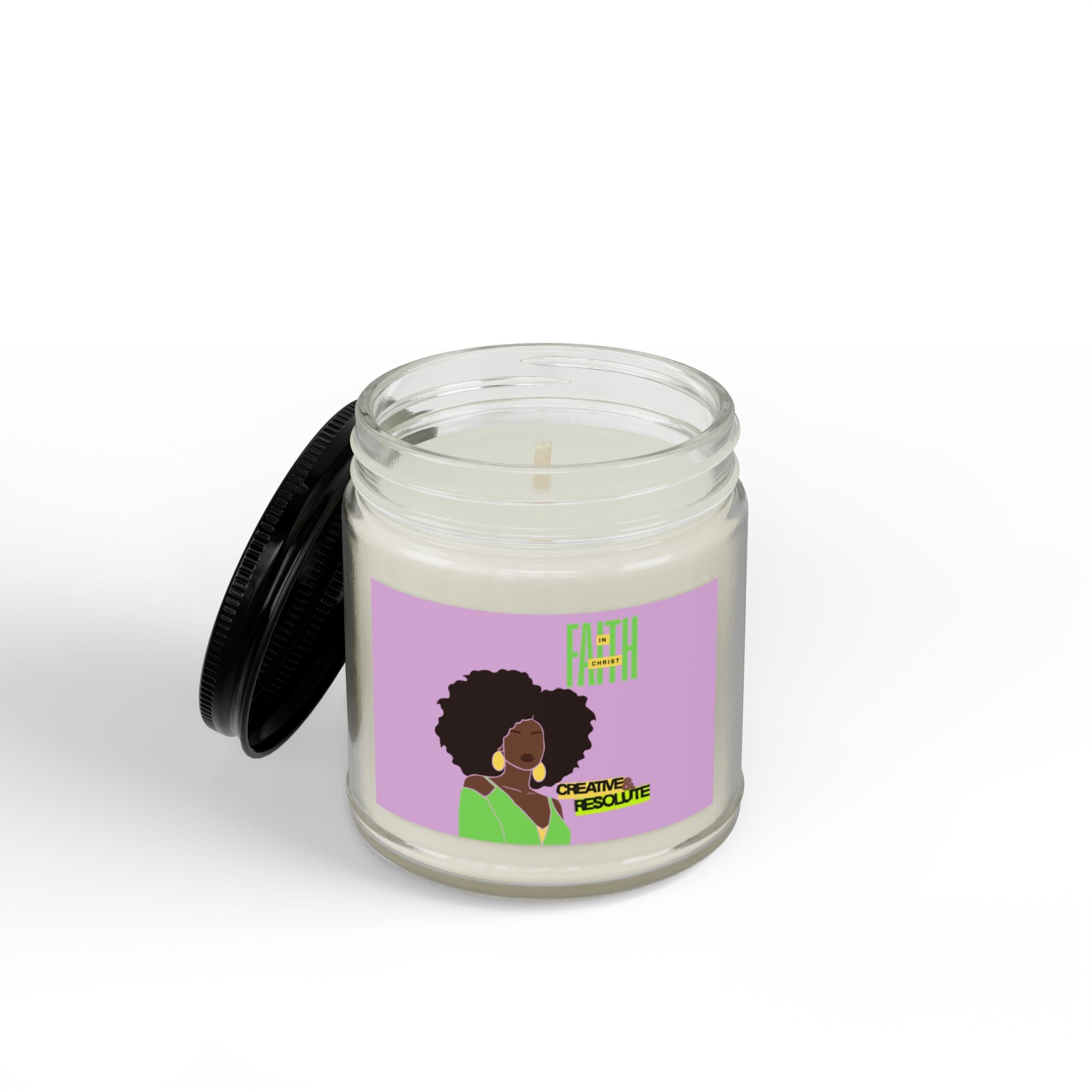'Faith in Christ': Creative & Resolute — Soy Candle (4oz & 9oz)