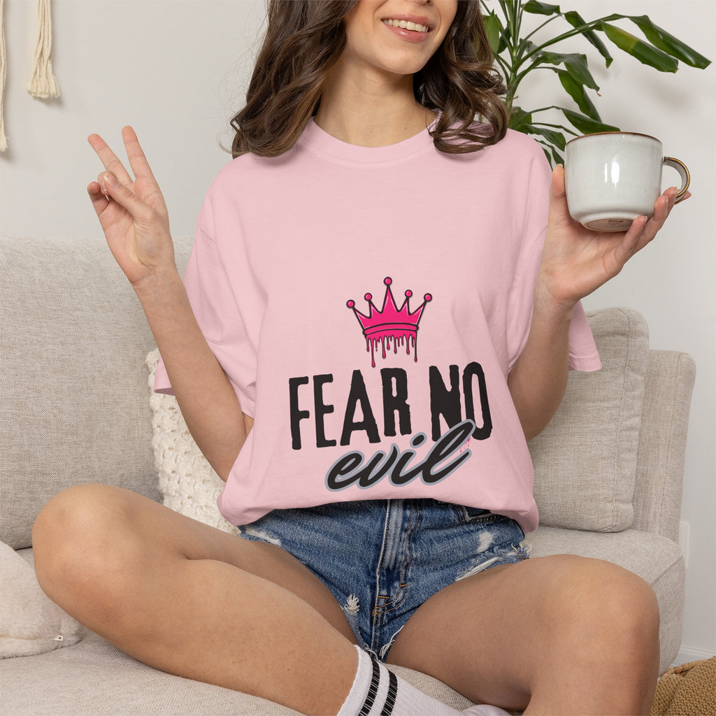 'Fear No Evil' Crown Pink
