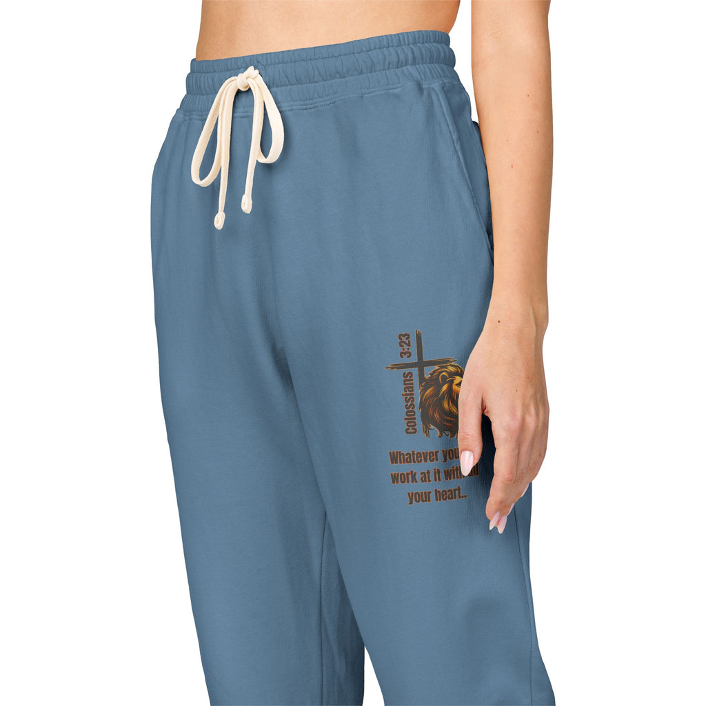 Colossians 3:23: Fleece Joggers