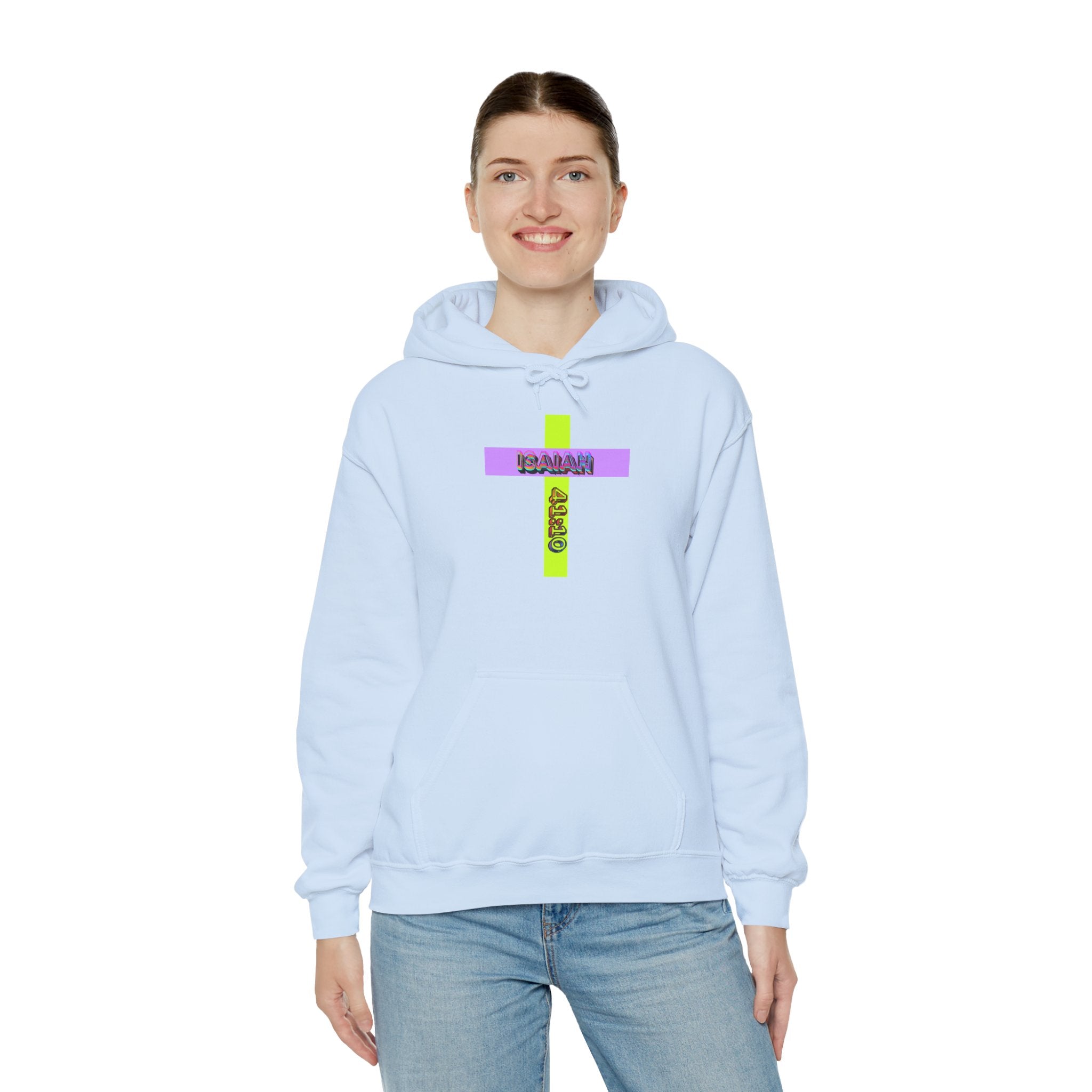 Isaiah 41:10 — Cross Hoodie