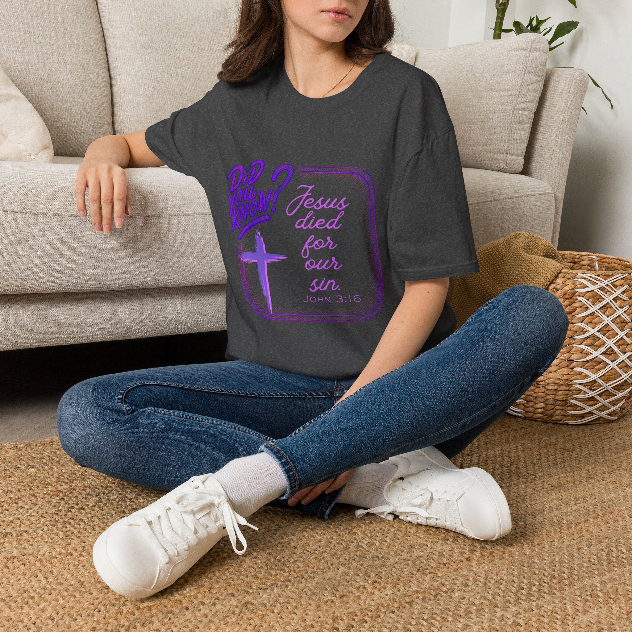"Did You Know? Jesus Died For Our Sins" - T‑Shirt