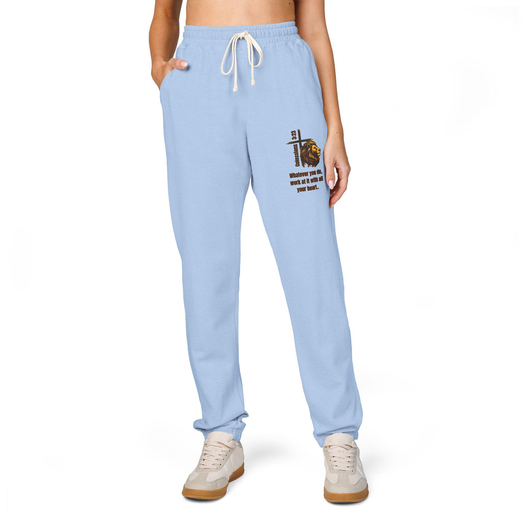 Colossians 3:23: Fleece Joggers