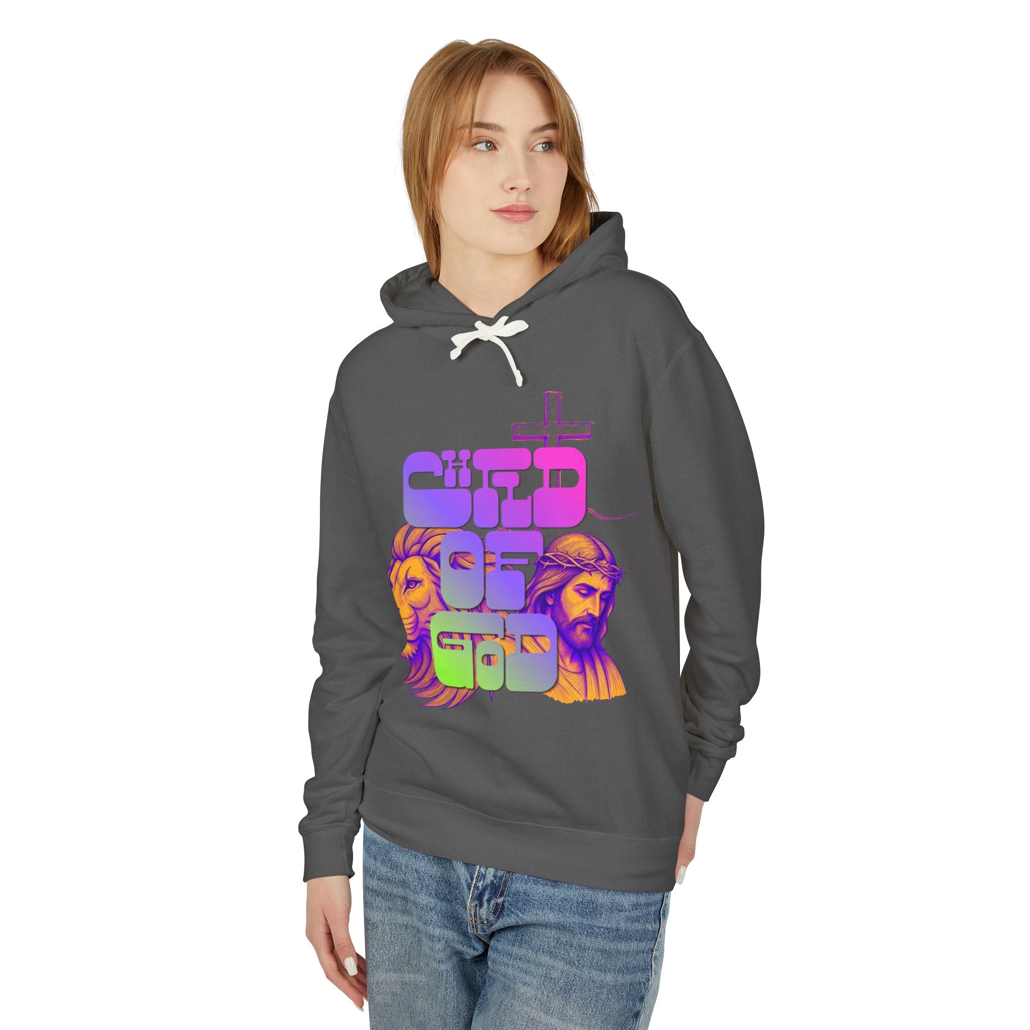 'Child Of God' Lightweight Hooded Sweatshirt