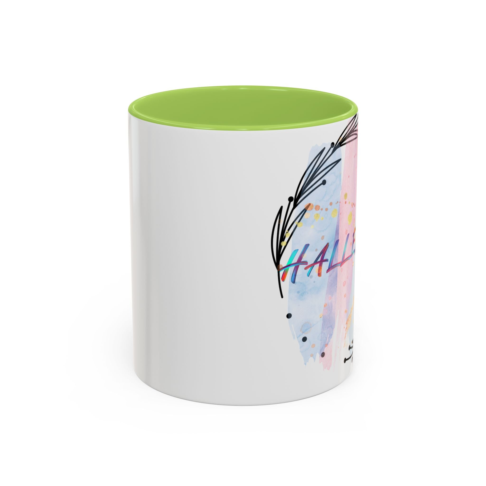 'Hallelujah'  —  Watercolor Accent Coffee Mug (11/15oz)