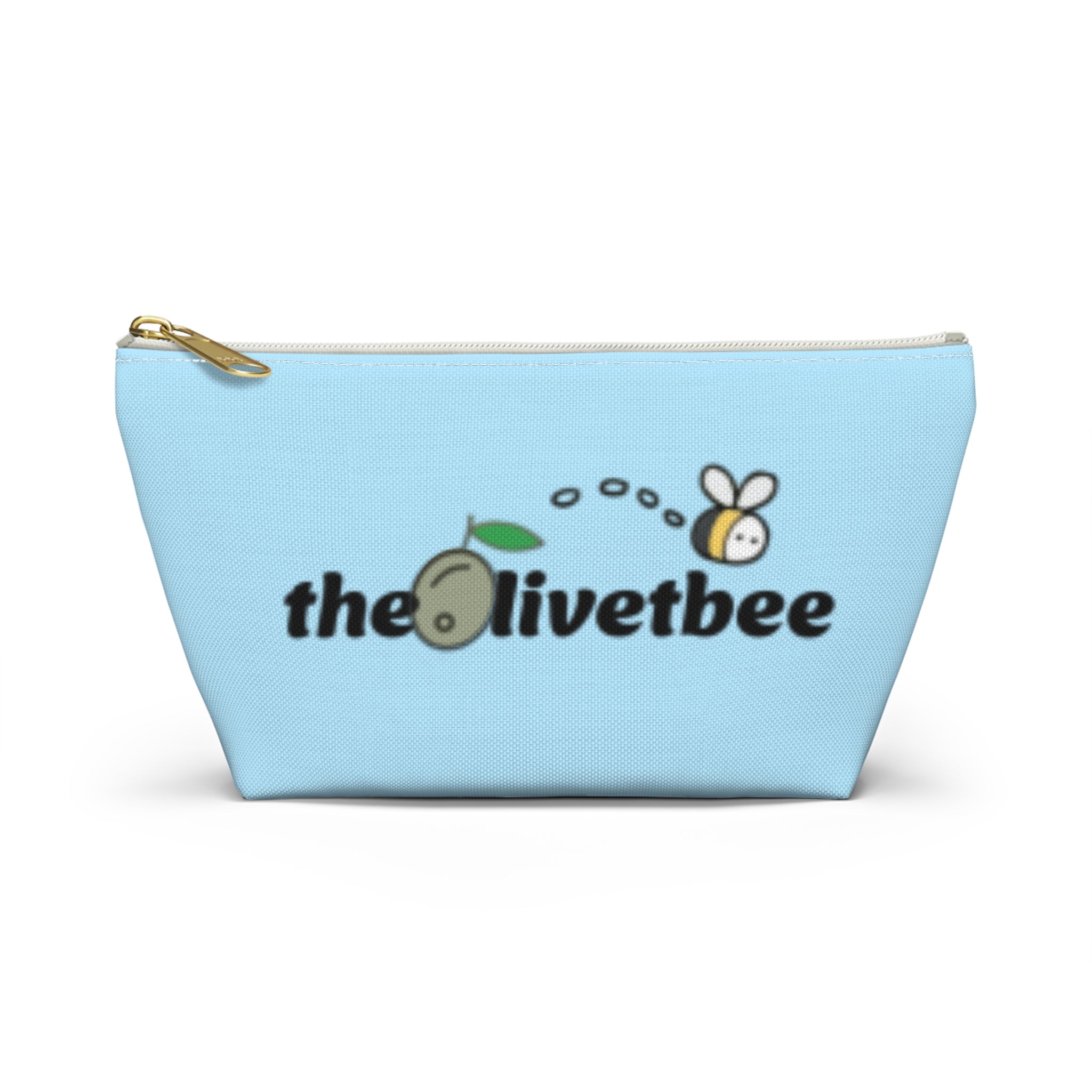 Blue "theOlivetbee" — Travel Cosmetic Bag