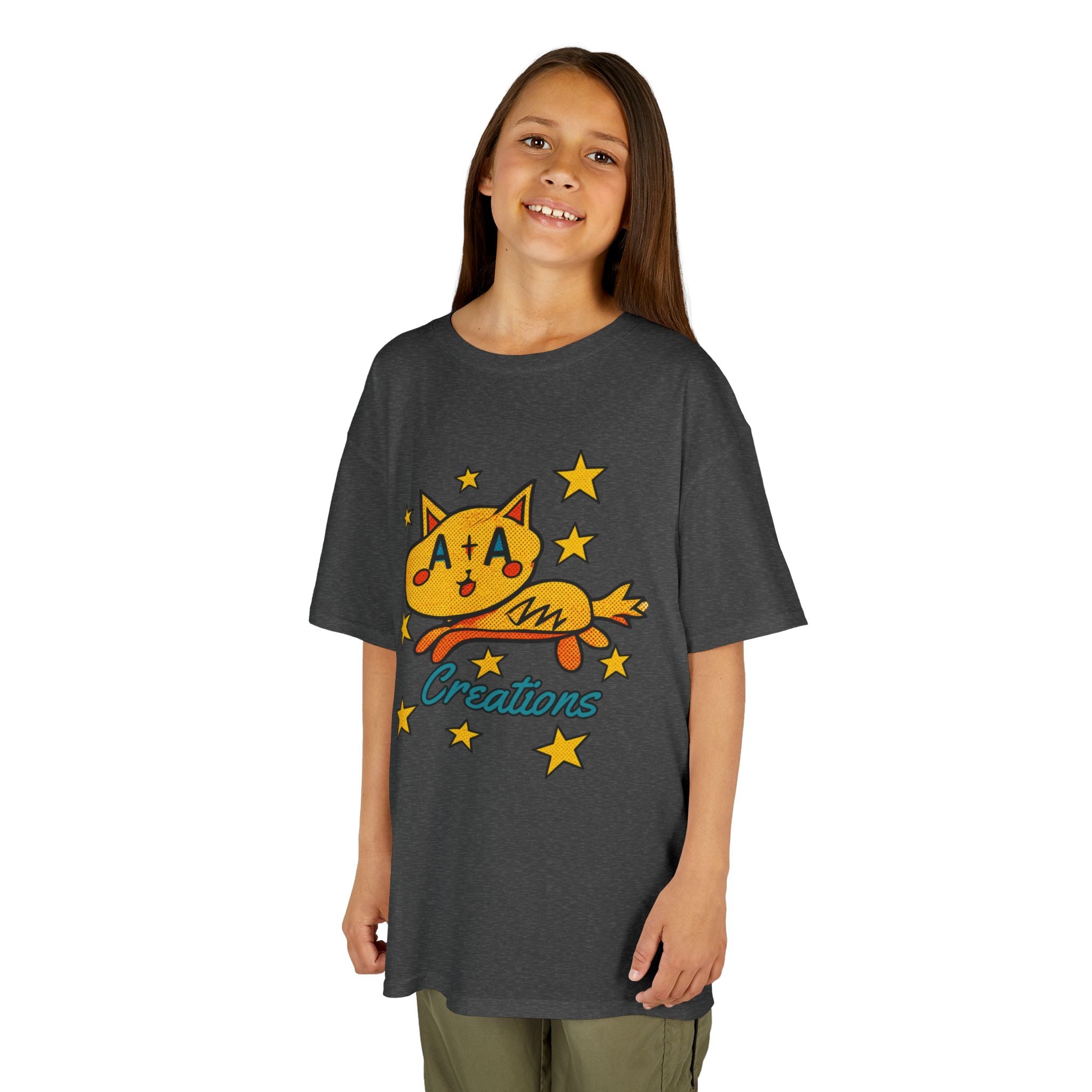 'A+A Creations' Star Gaze Kitty -  Kids Tee