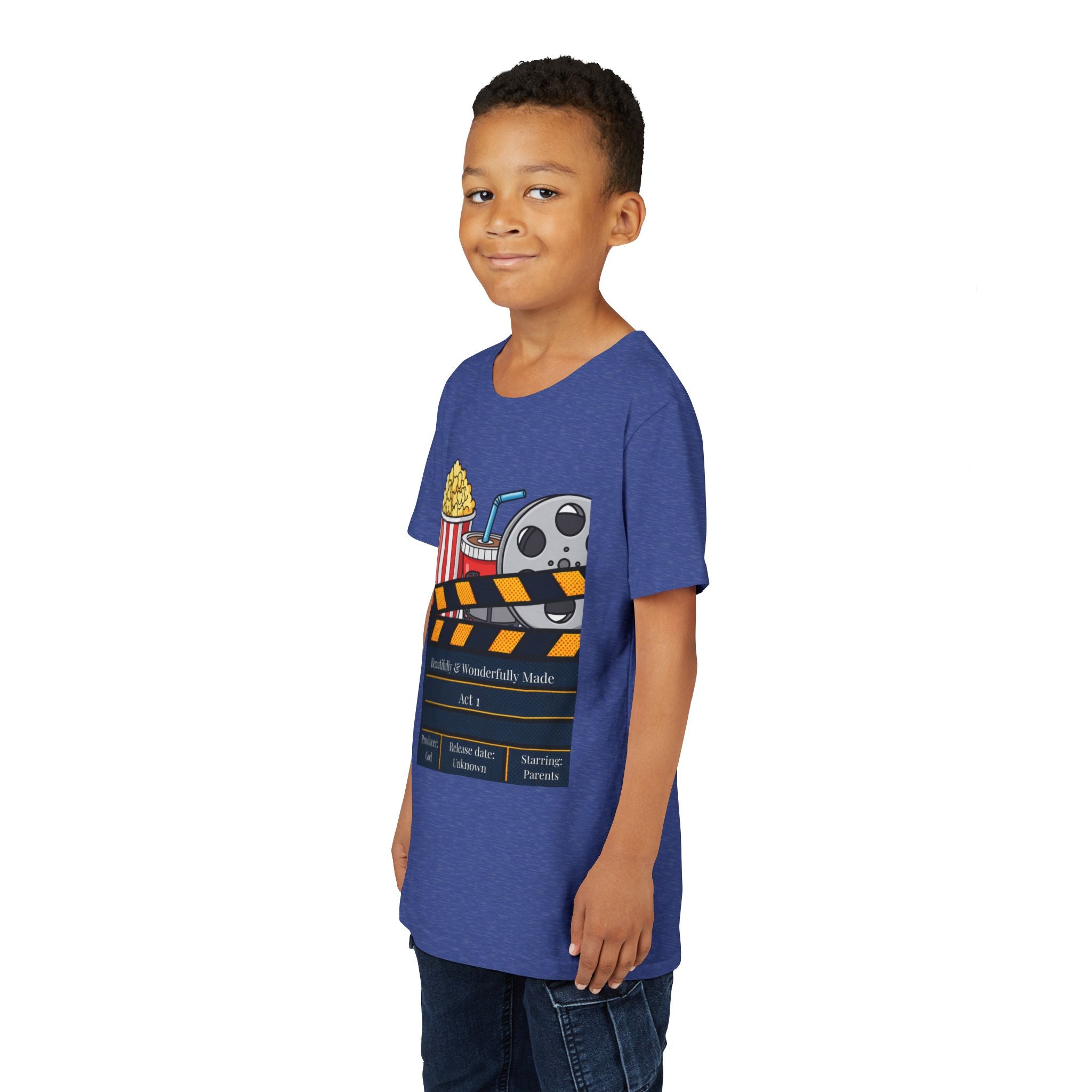 'Beautifully & Wonderfully Made'  — Kids Movie Night Tee