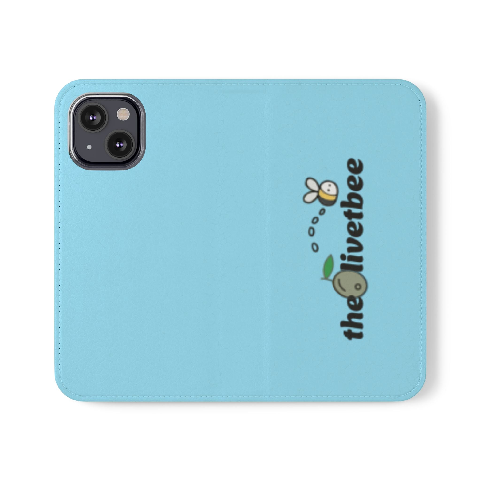 Blue 'theOlivetbee' Flip Phone Case
