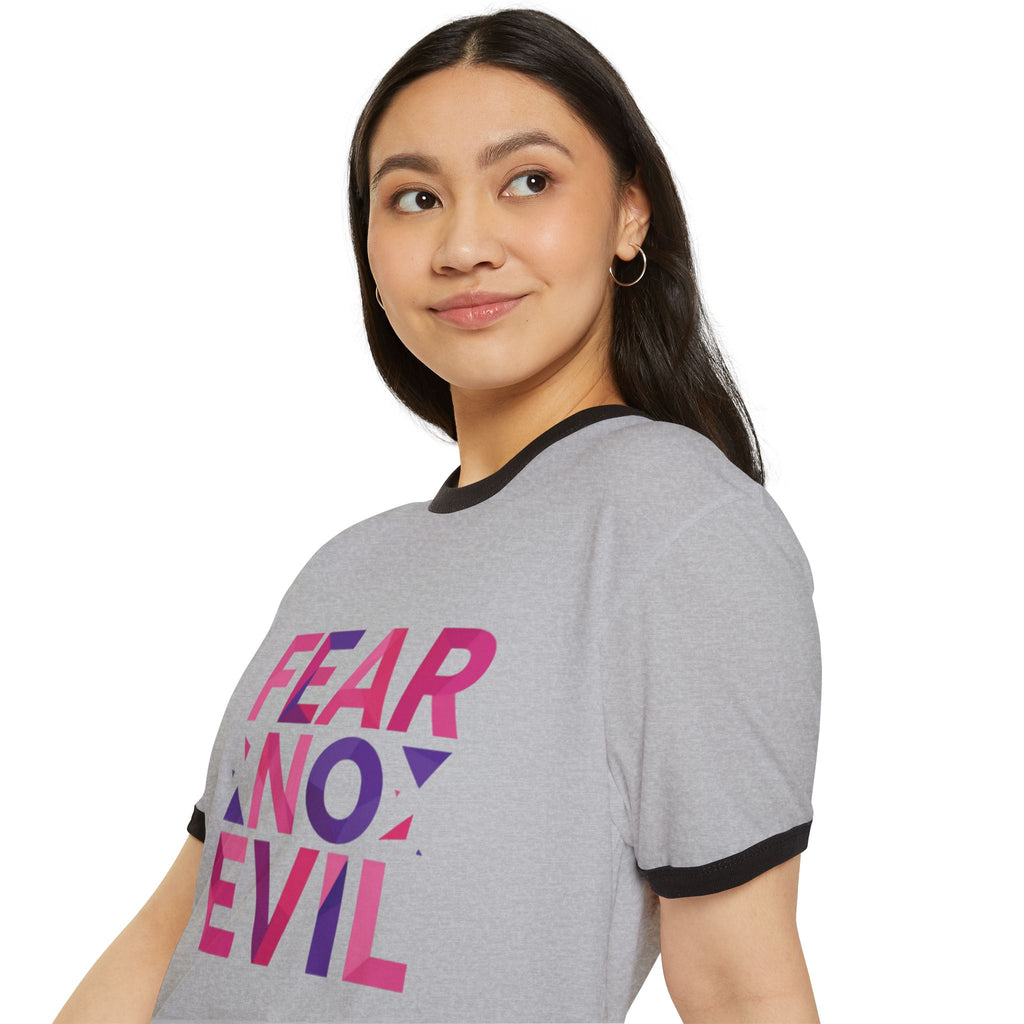 'Fear No Evil Ringer' T-Shirt
