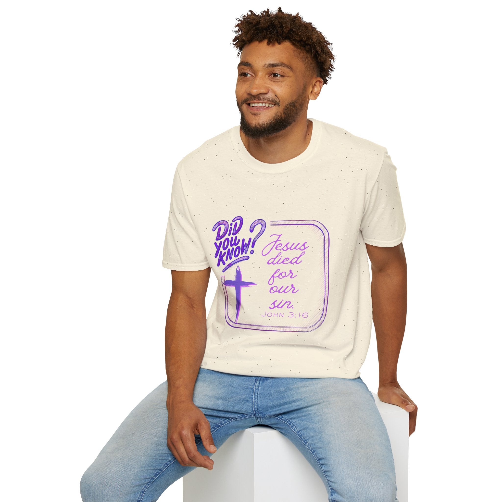 "Did You Know? Jesus Died For Our Sins" - T‑Shirt