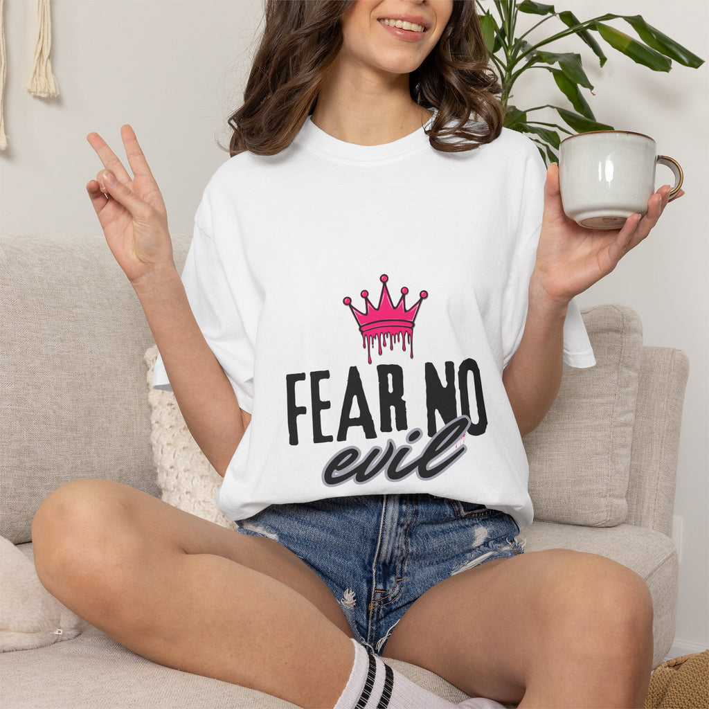'Fear No Evil' Crown Pink