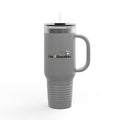 40oz Insulated Travel Mug — "theOlivetbee" Stainless Tumbler with Straw